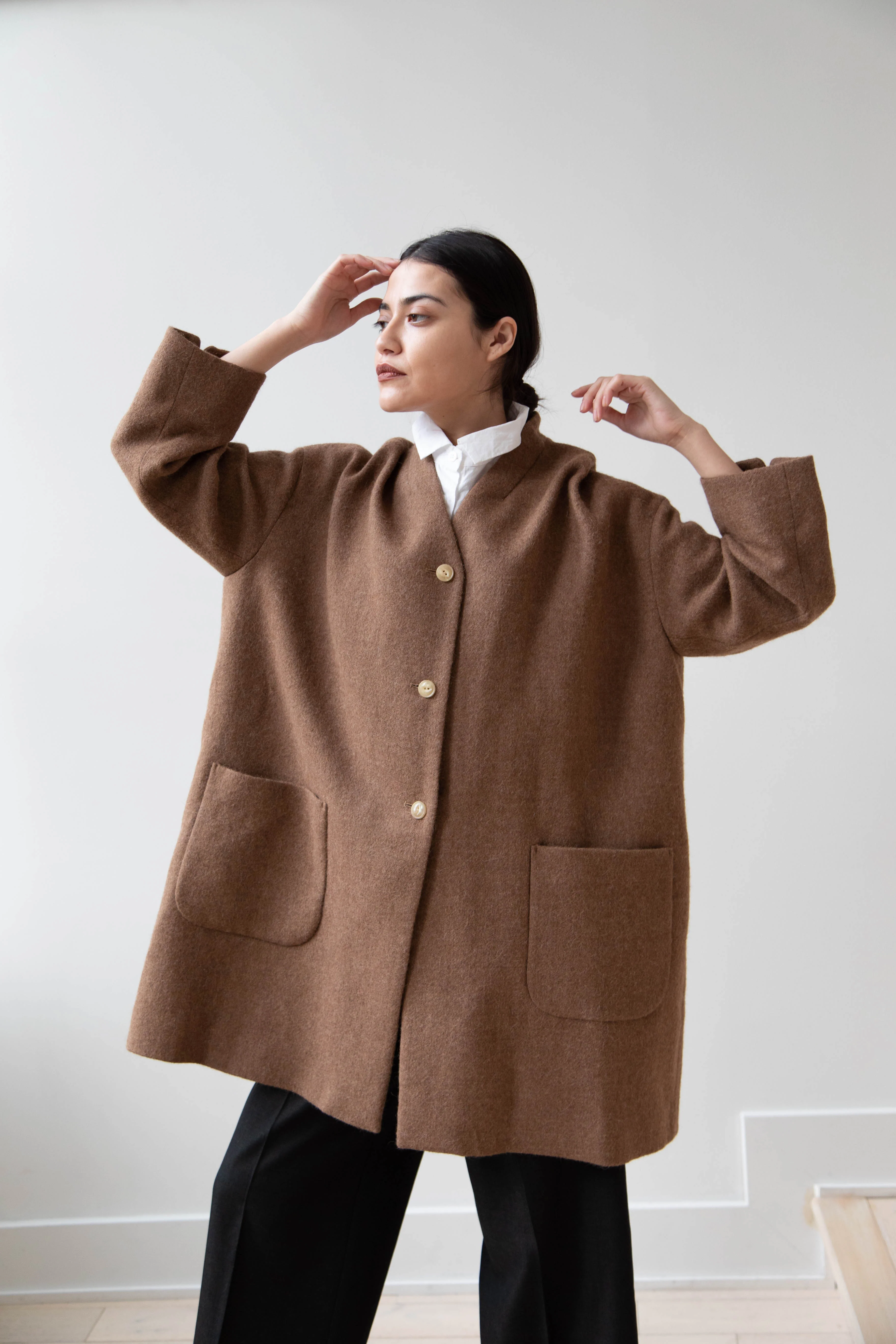 Arts & Science Robe Jacket in Alpaca - Image 36