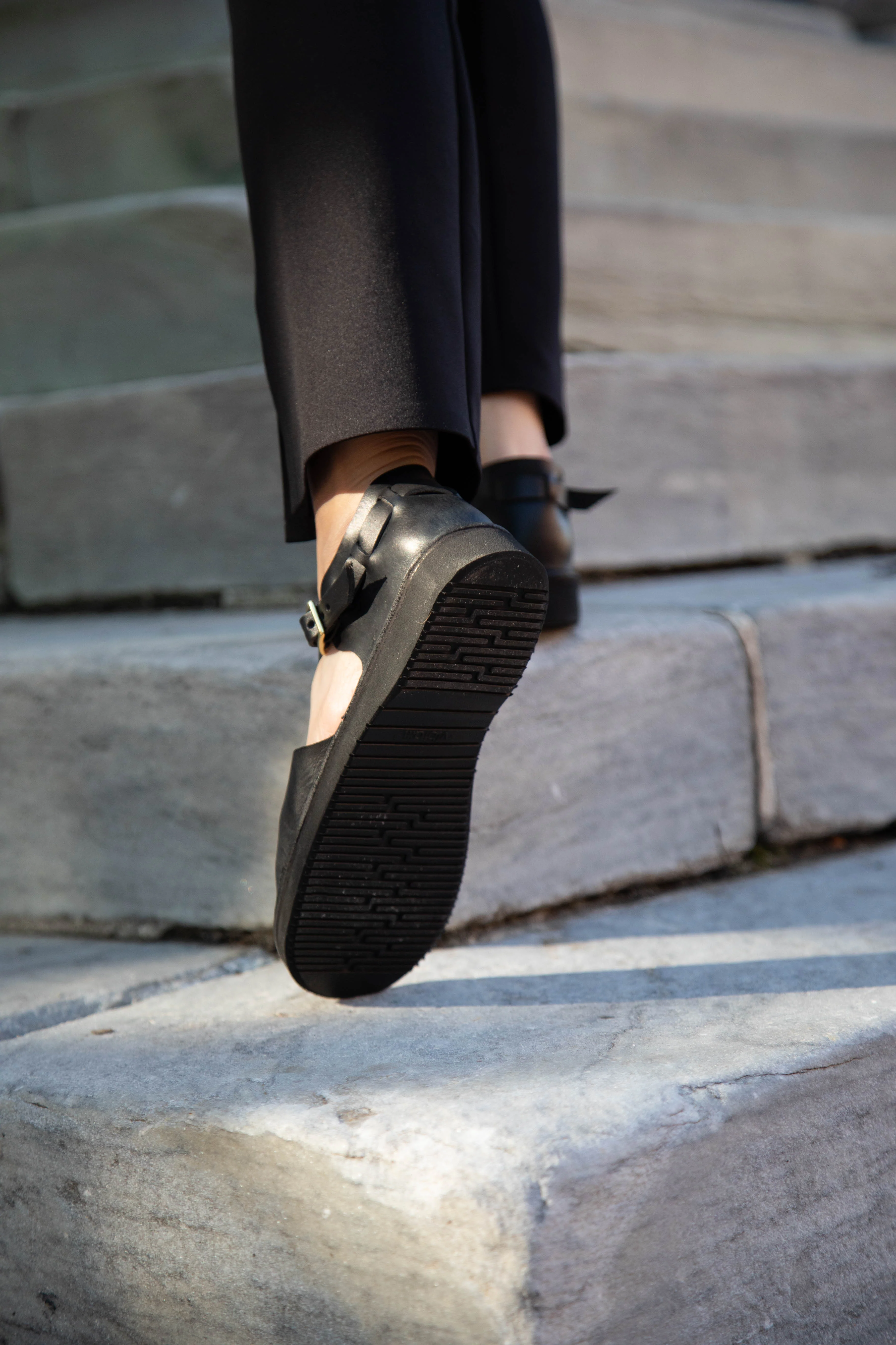 Aurora Shoes T-Strap in Black - Image 13