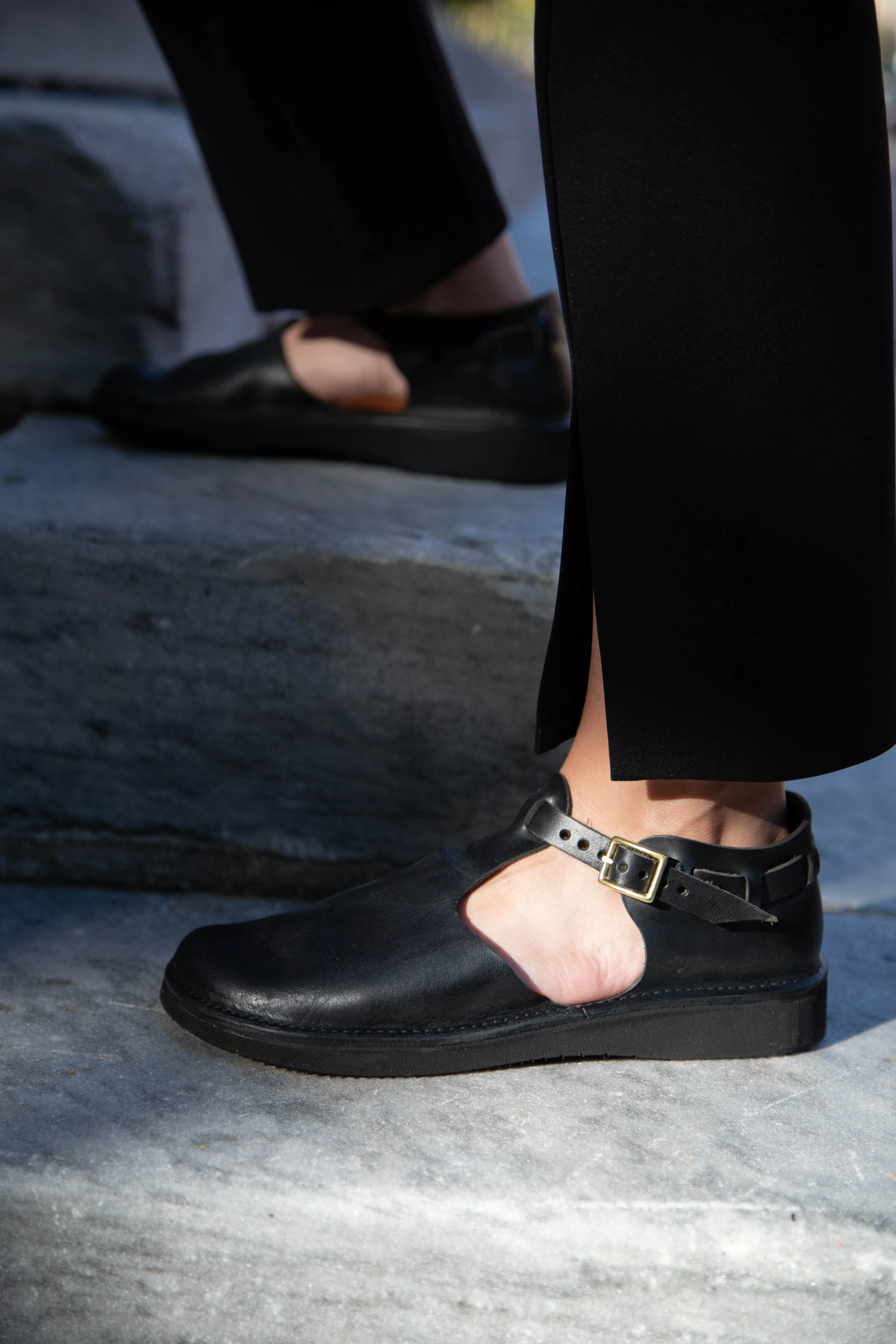 Aurora Shoes T-Strap in Black - Image 16