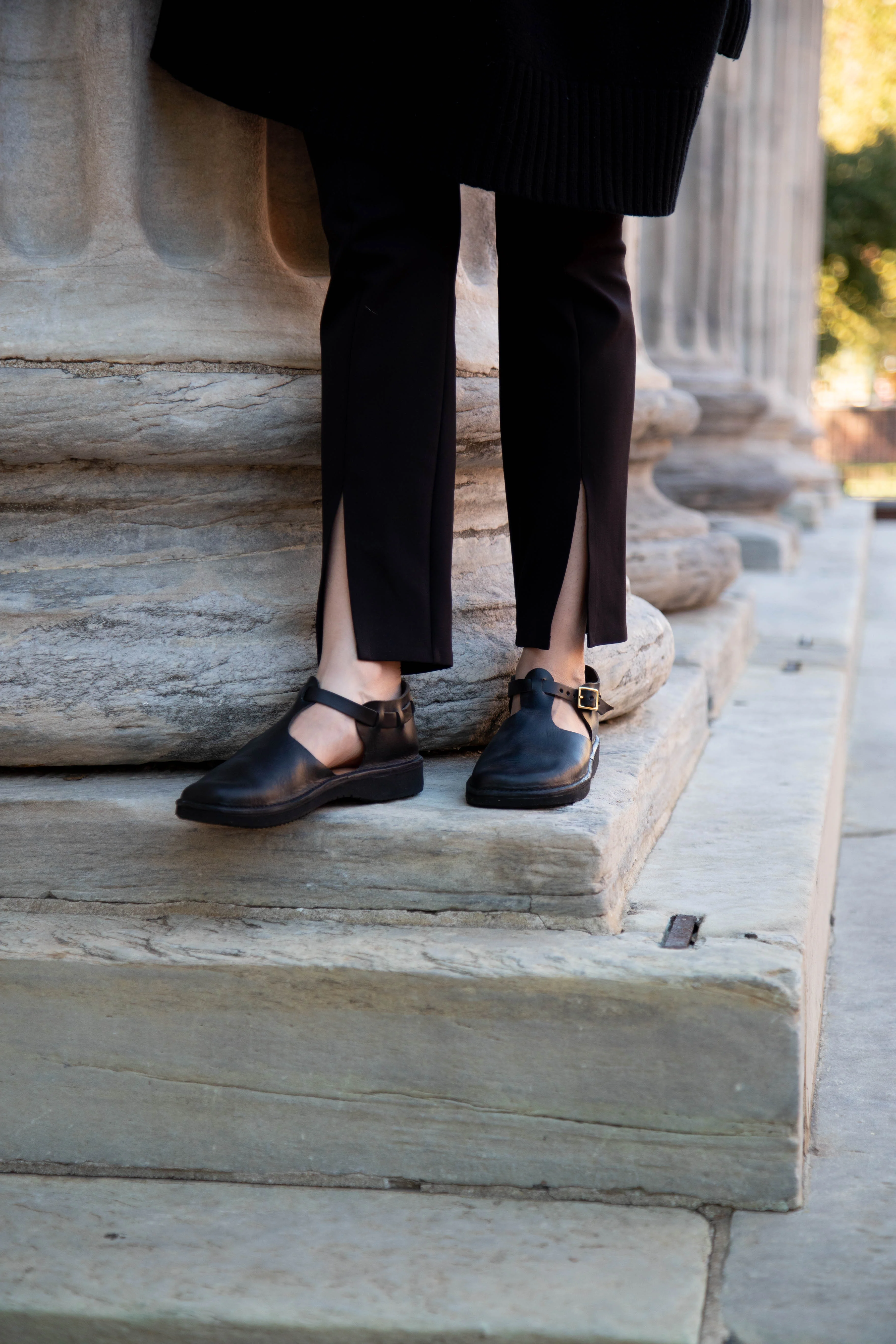 Aurora Shoes T-Strap in Black - Image 18