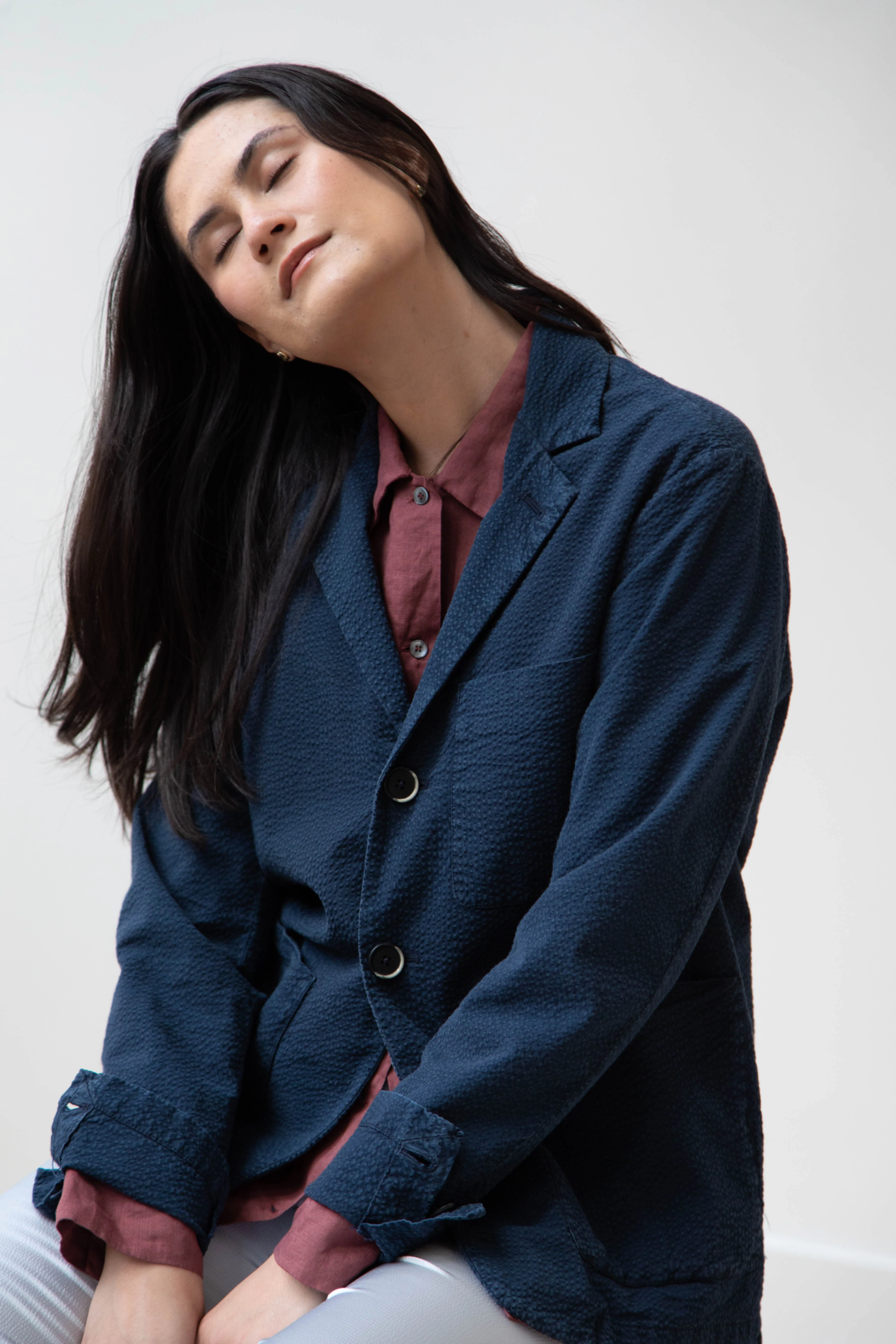 Barena Venezia | Refada Blazer in Navy - Image 3