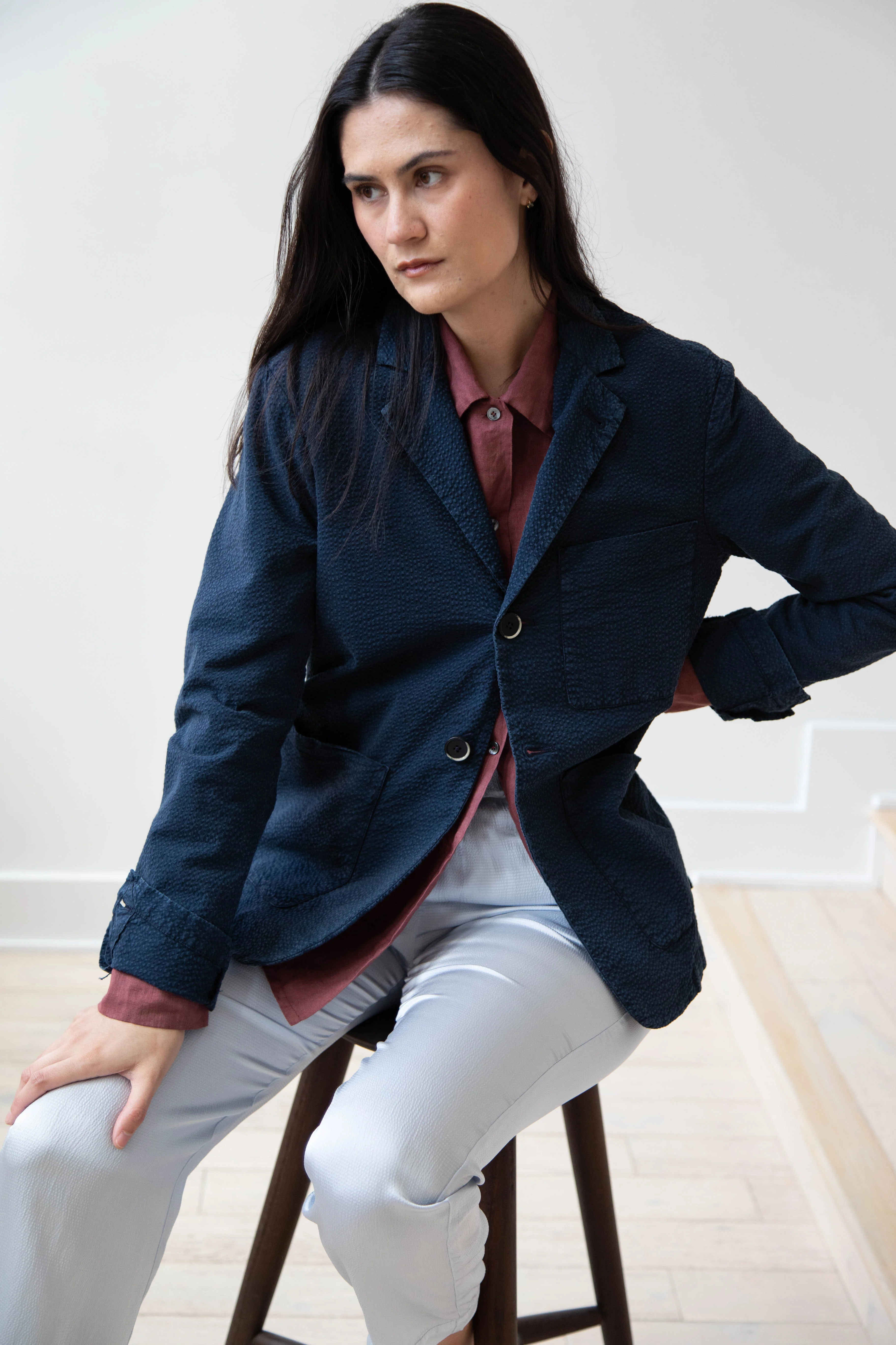 Barena Venezia | Refada Blazer in Navy - Image 5