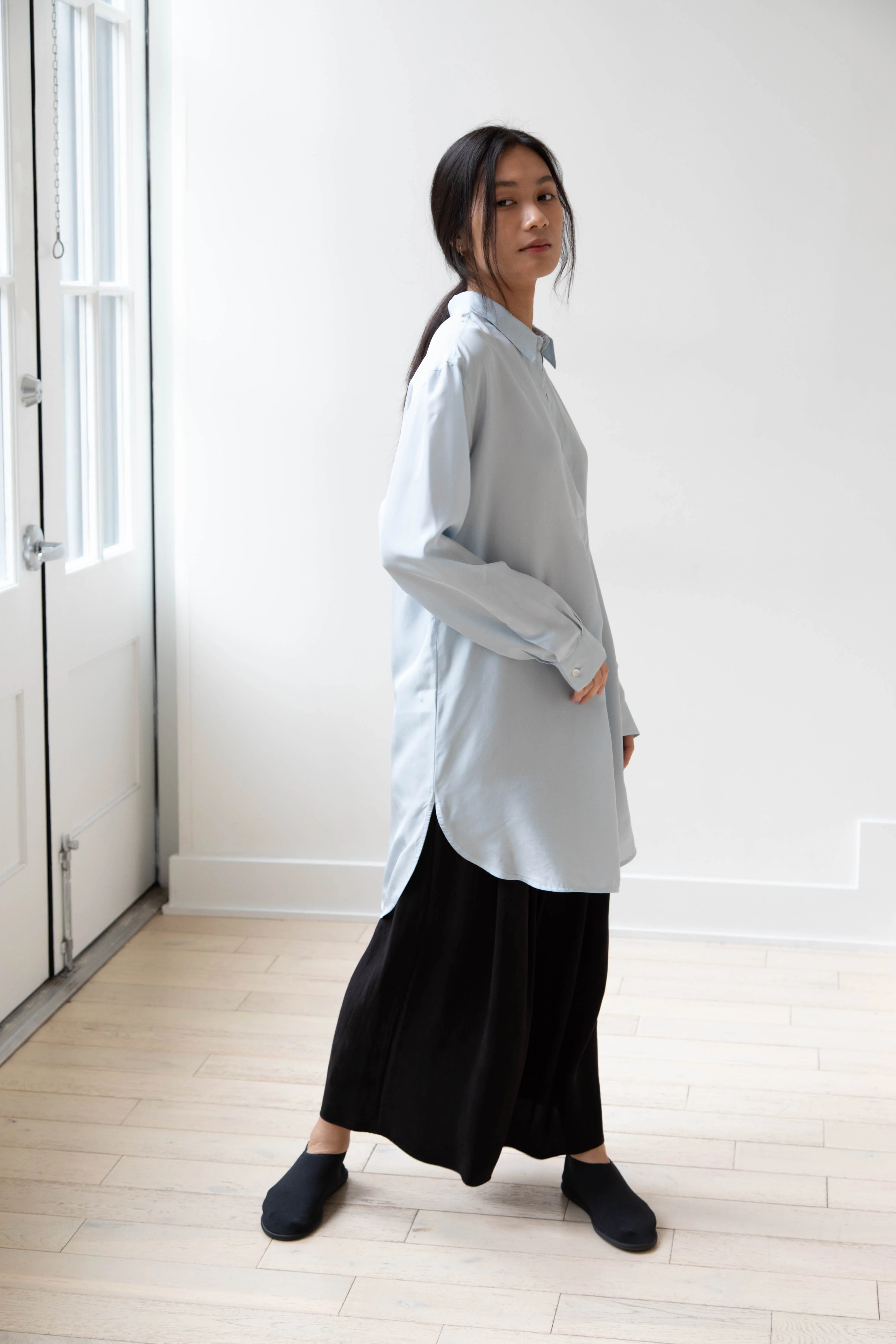 Barena Venezia | Cencia Tunic in Aqua Silk - Image 20