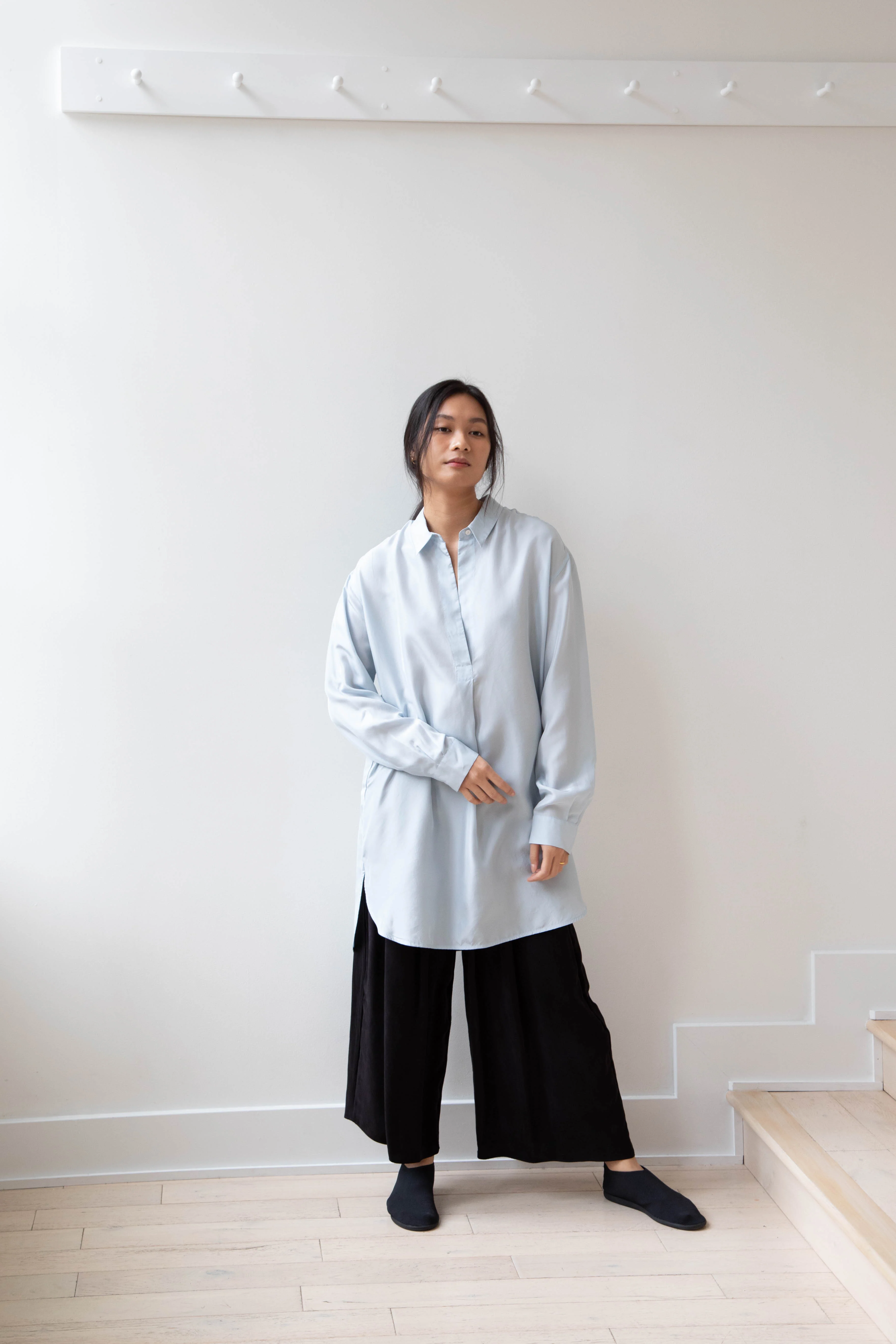 Barena Venezia | Cencia Tunic in Aqua Silk - Image 21