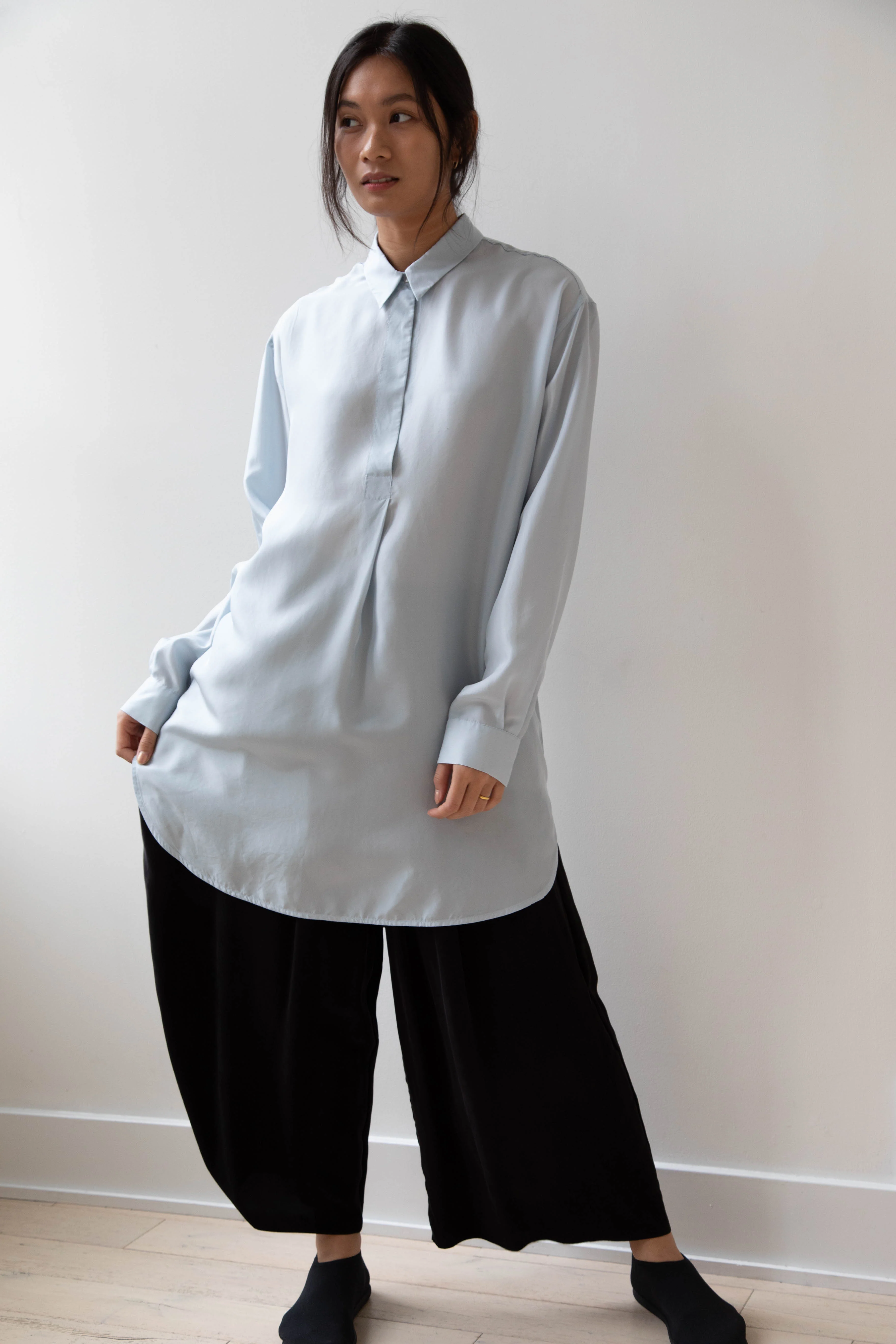 Barena Venezia | Cencia Tunic in Aqua Silk - Image 25