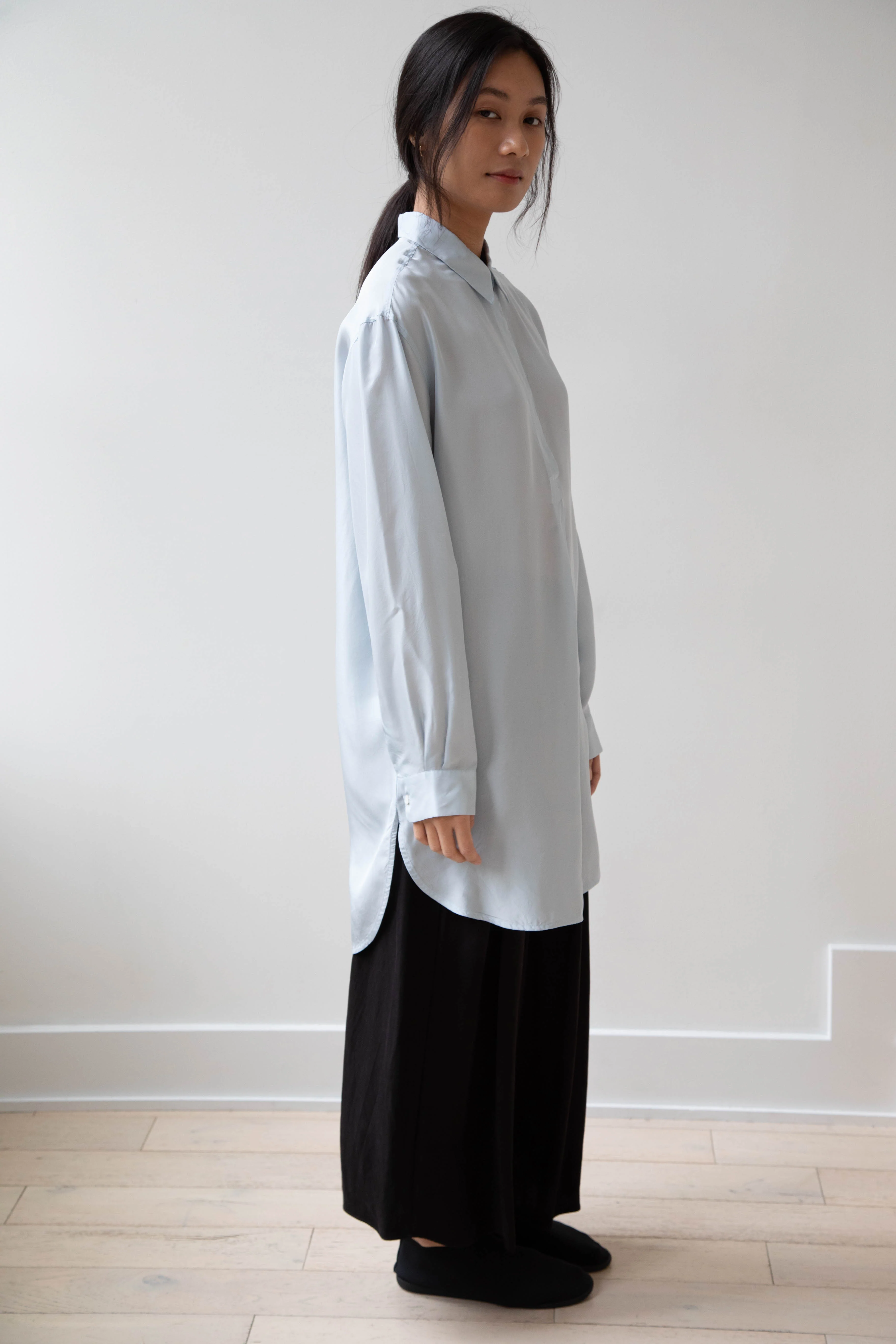 Barena Venezia | Cencia Tunic in Aqua Silk - Image 26