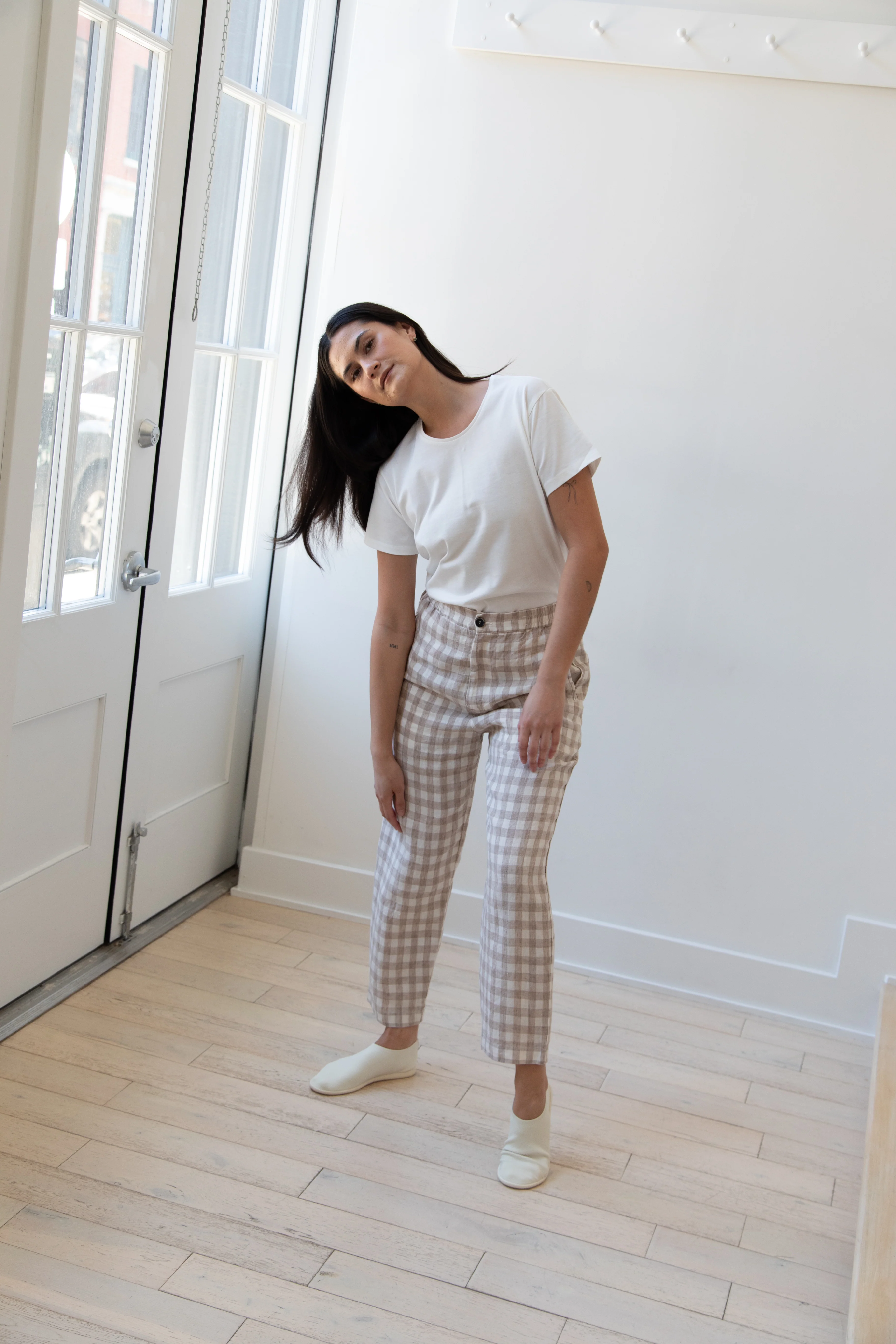 Barena Venezia | Cream Check Trousers - Image 19