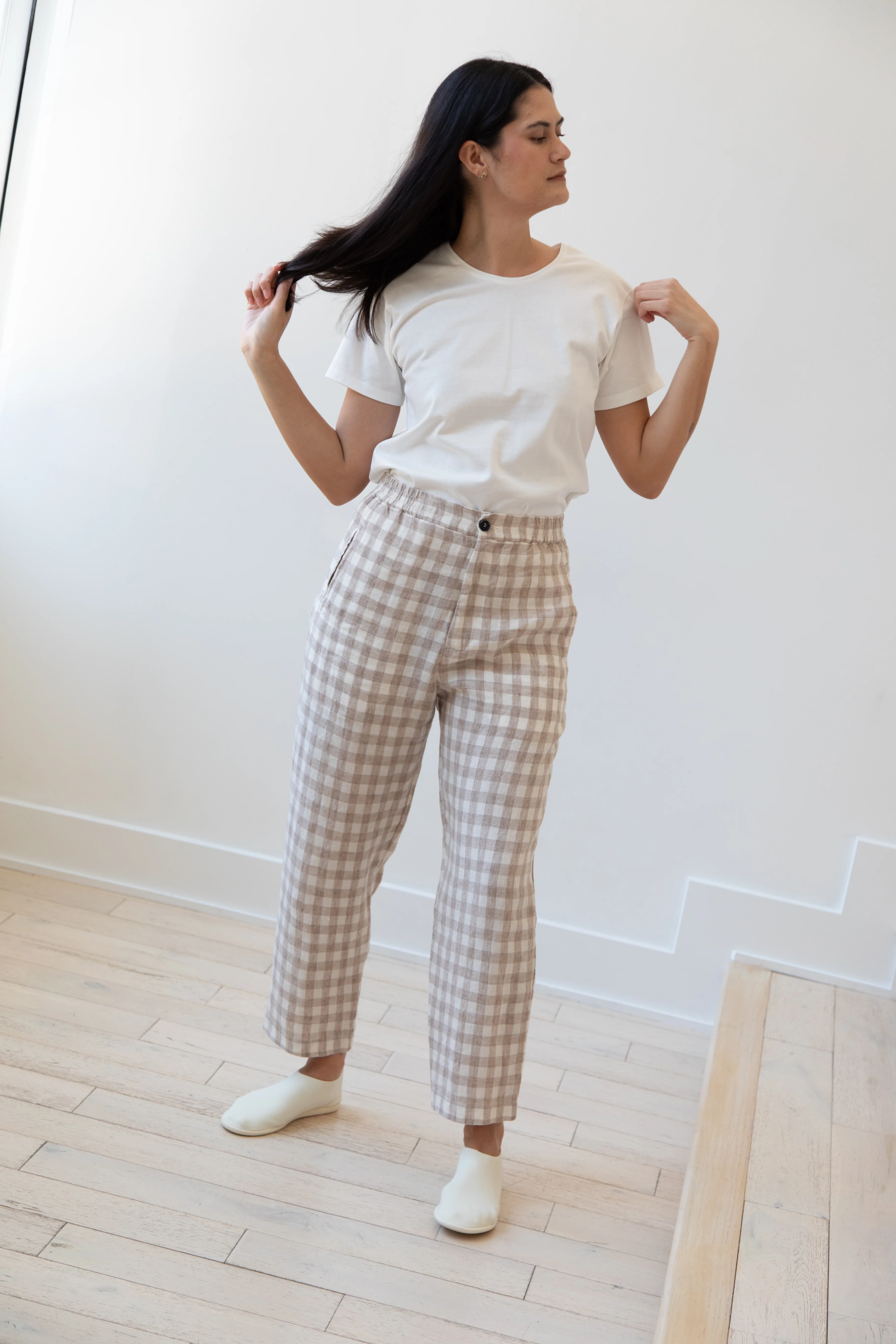 Barena Venezia | Cream Check Trousers - Image 22