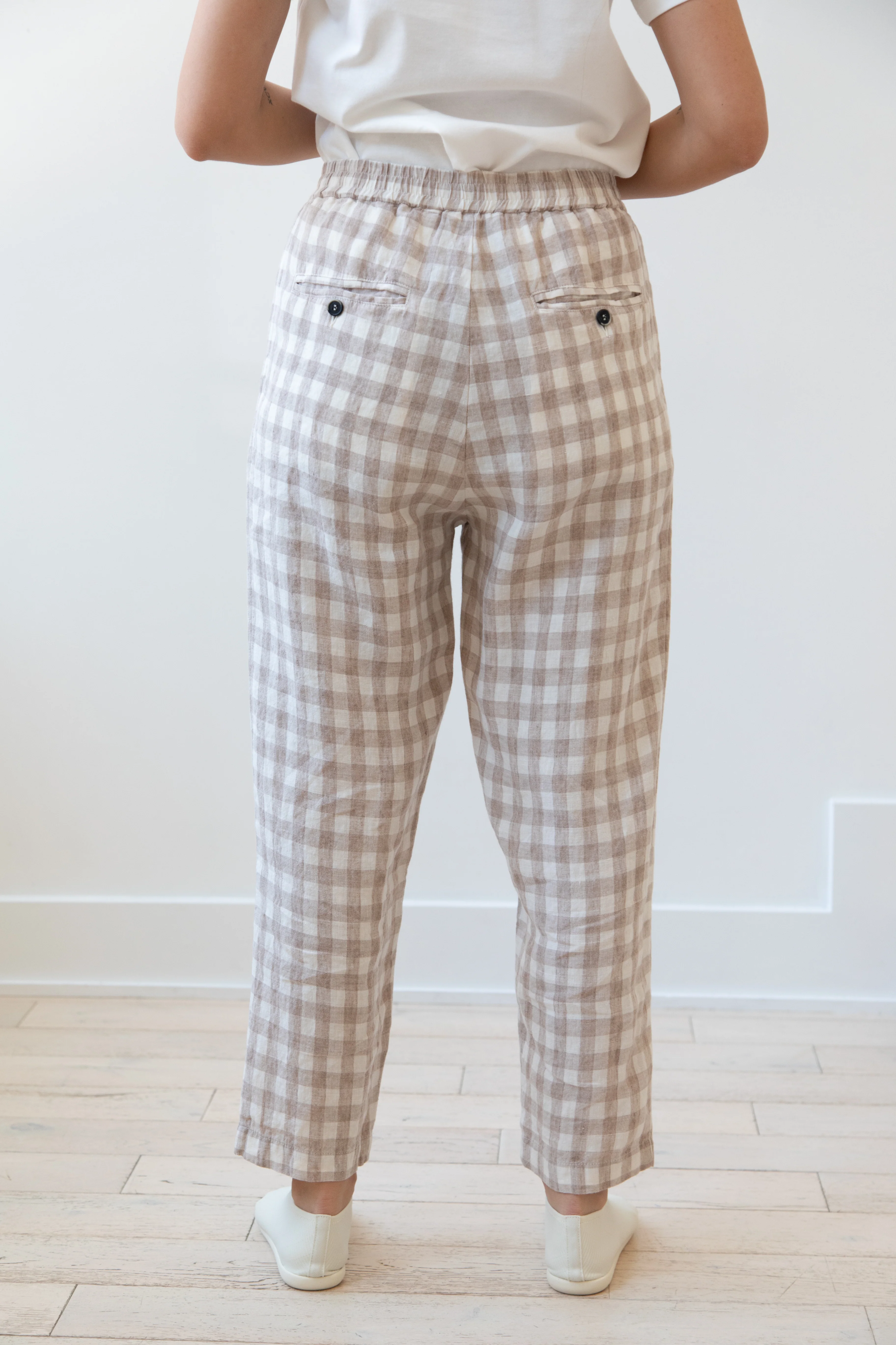 Barena Venezia | Cream Check Trousers - Image 26