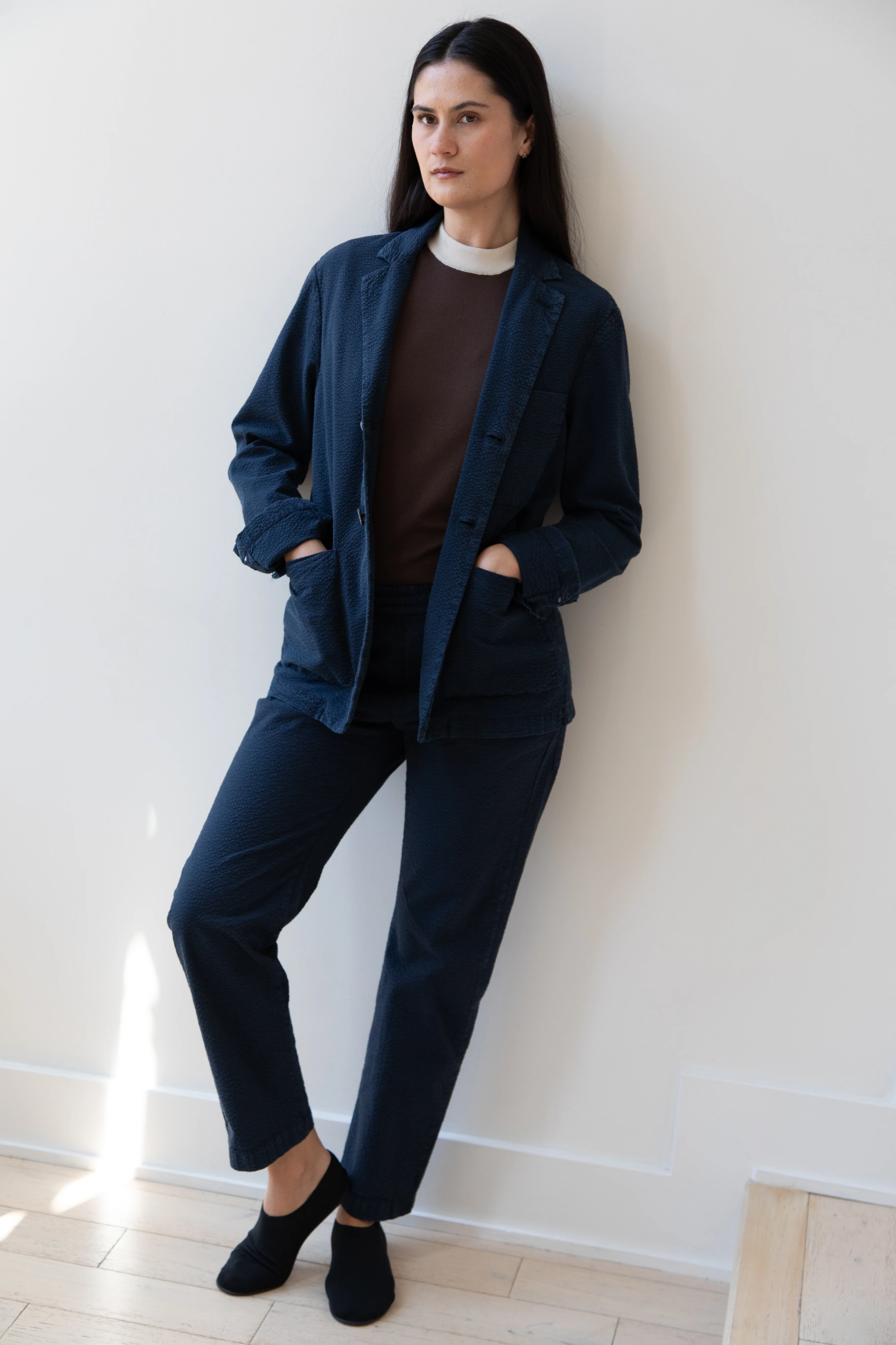 Barena Venezia | Textured Navy Trousers - Image 18
