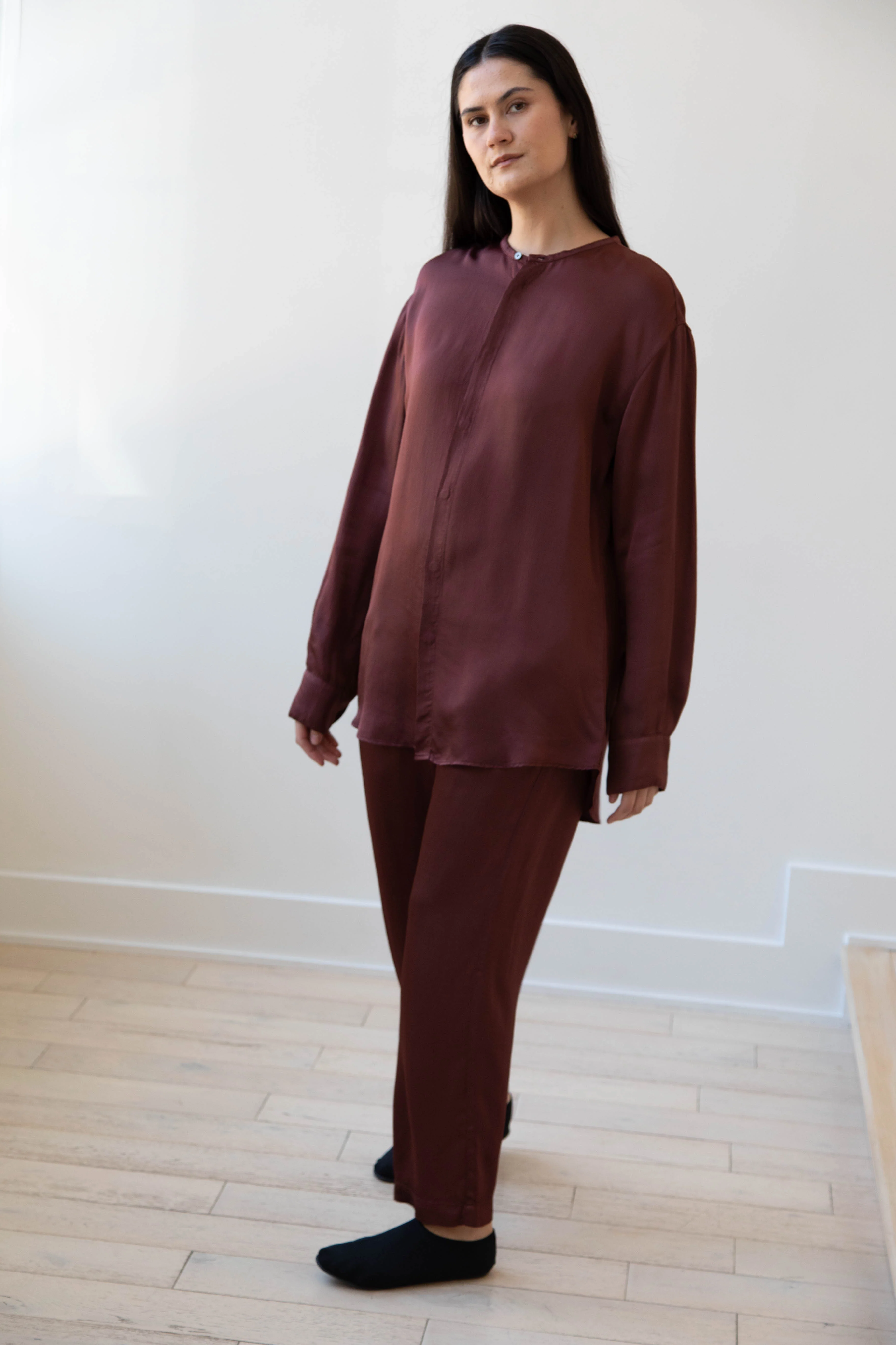 Barena Venezia | Molli Ondina Blouse in Vino - Image 11