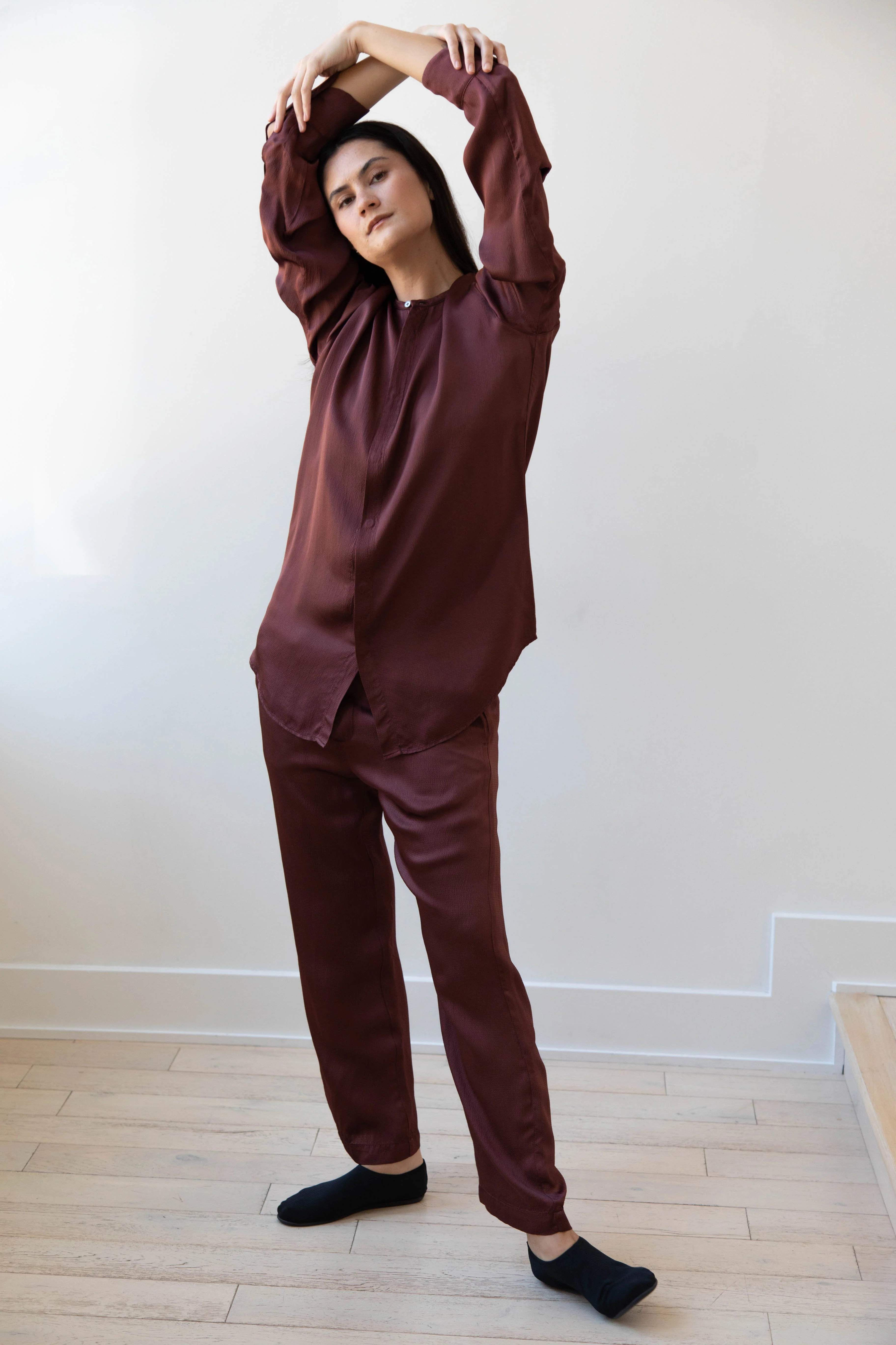 Barena Venezia | Molli Ondina Blouse in Vino - Image 16
