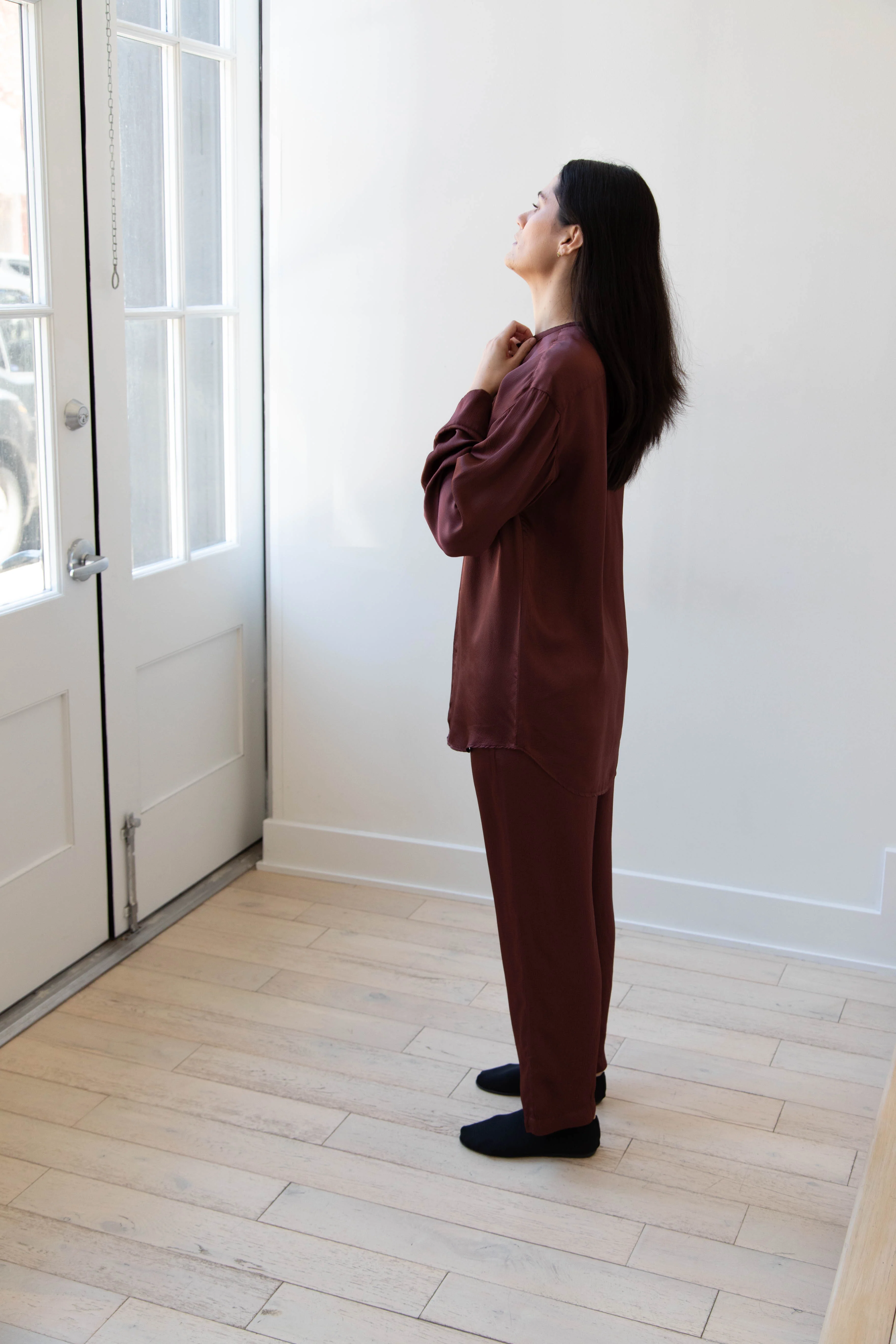 Barena Venezia | Molli Ondina Blouse in Vino - Image 19