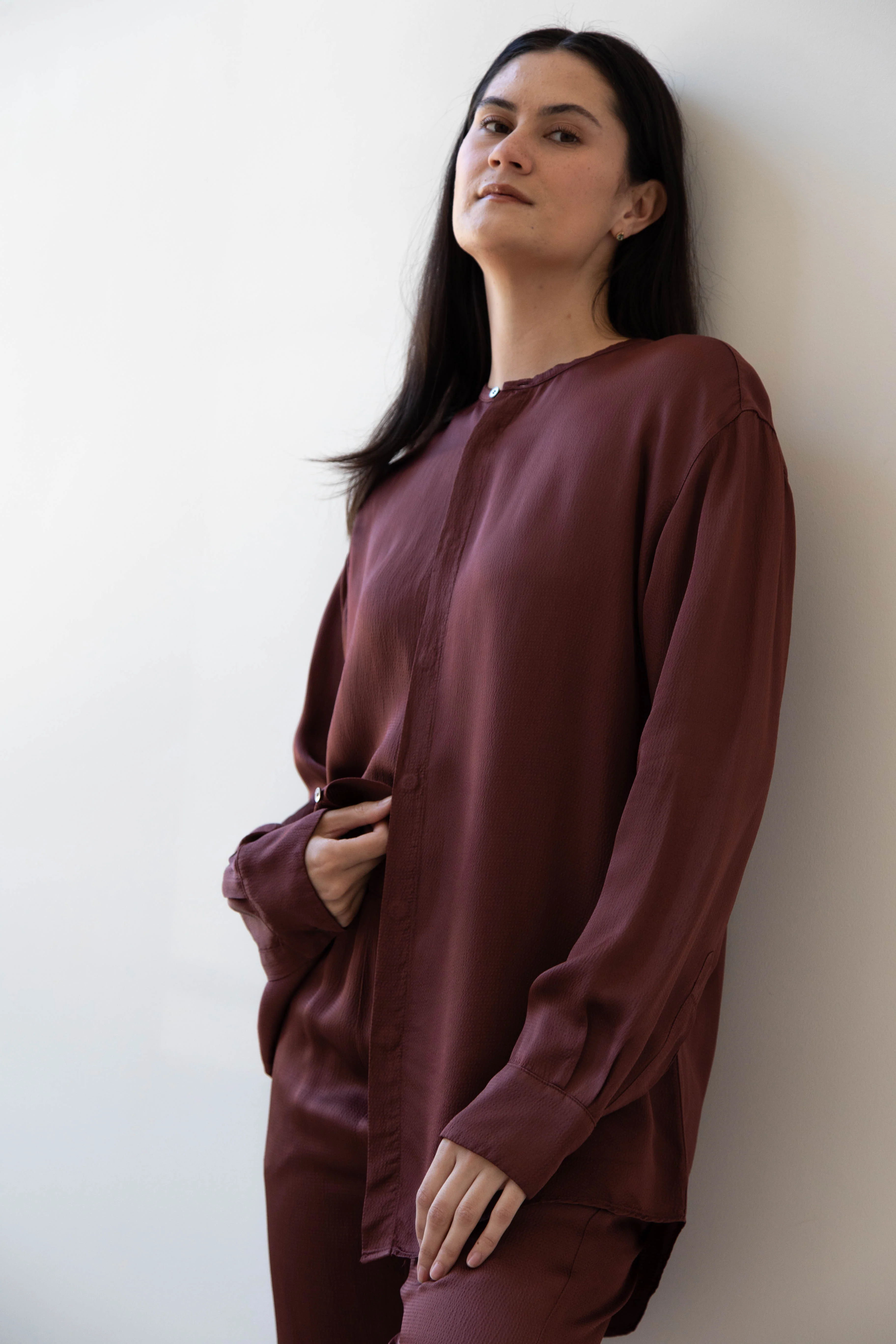 Barena Venezia | Molli Ondina Blouse in Vino - Image 24