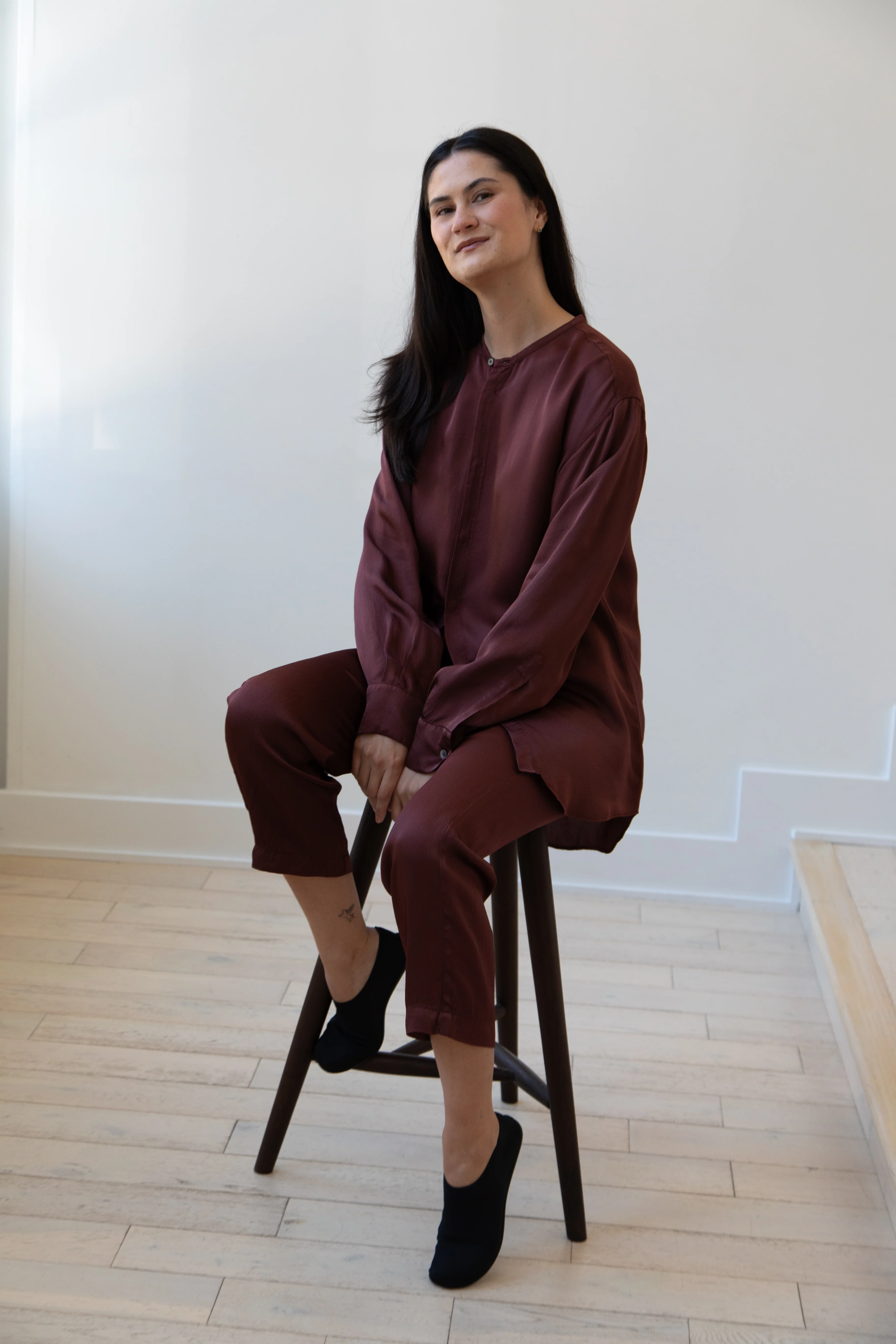 Barena Venezia | Molli Ondina Blouse in Vino - Image 26