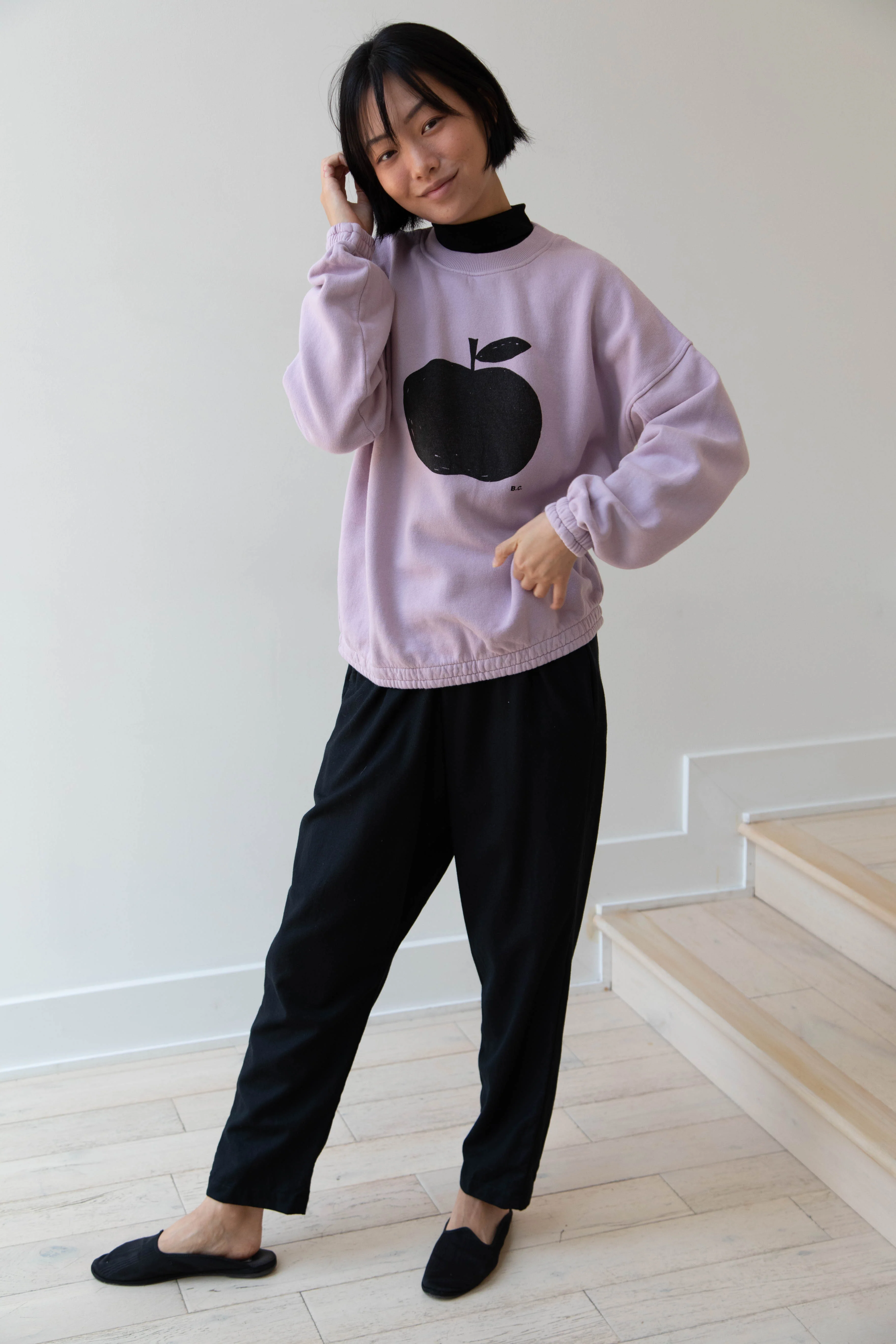 Bobo Choses Poma Sweatshirt in Lavender - Image 9