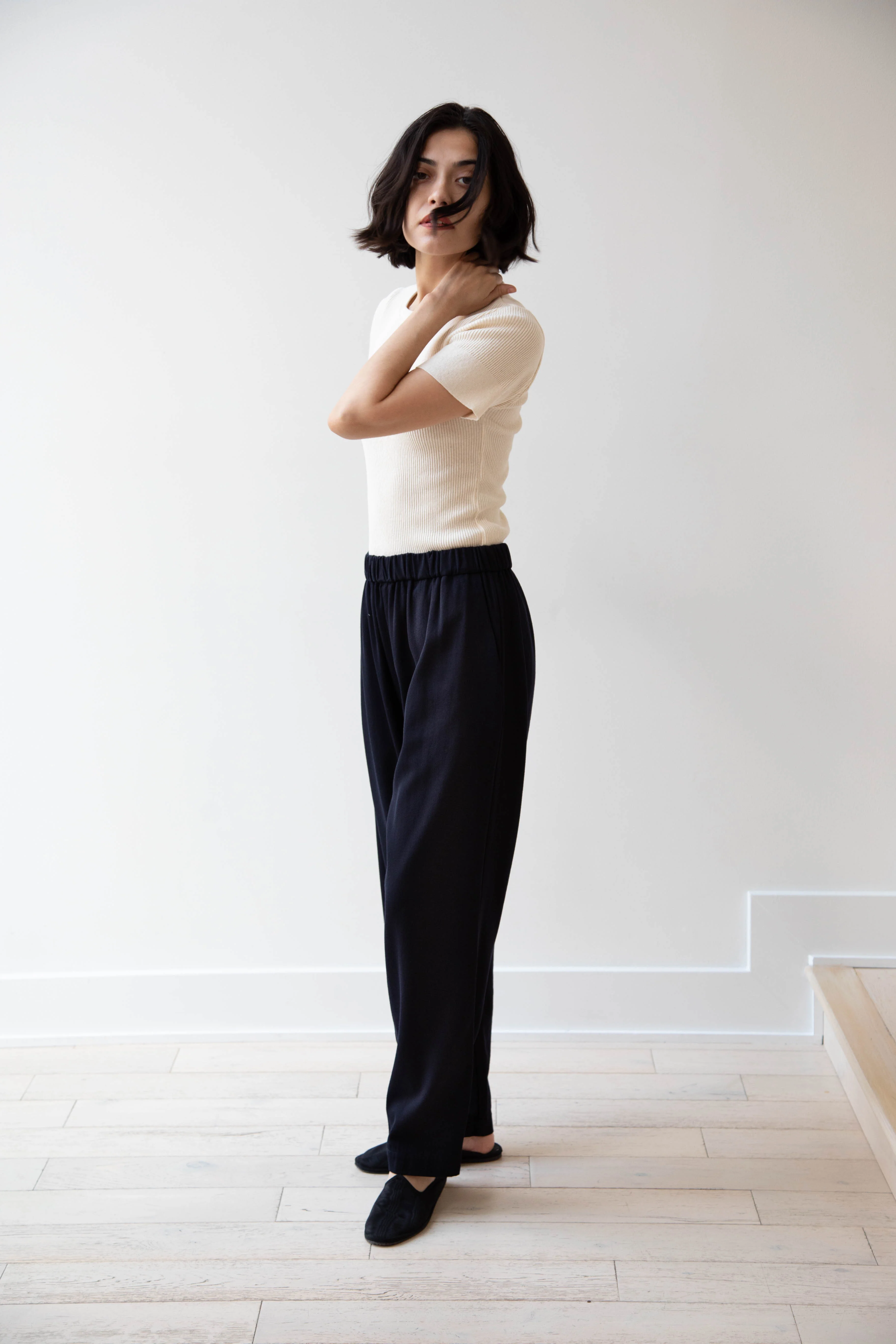 Casey Casey | Fabi Pants in Navy Cotton Wool - Image 5