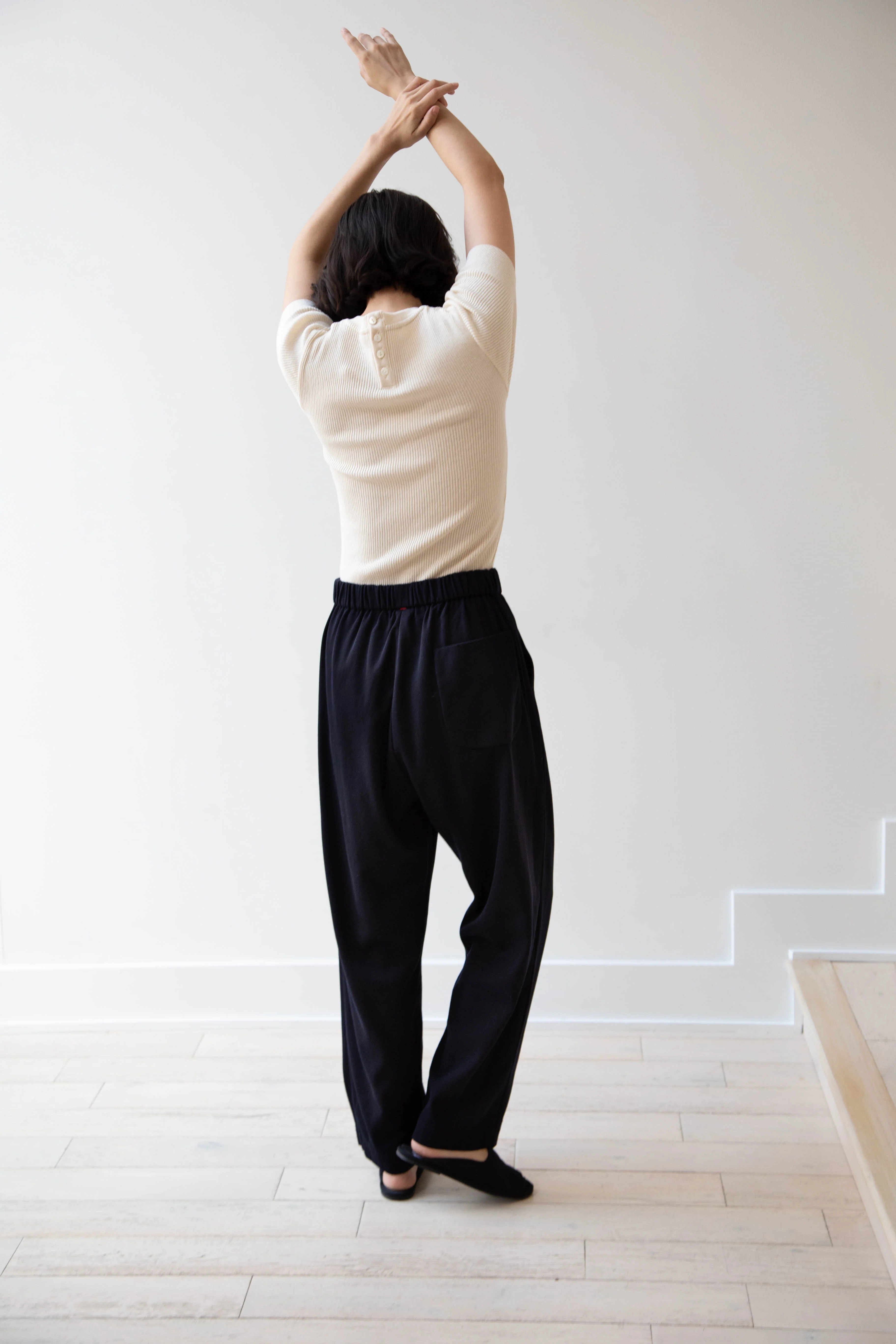 Casey Casey | Fabi Pants in Navy Cotton Wool - Image 7