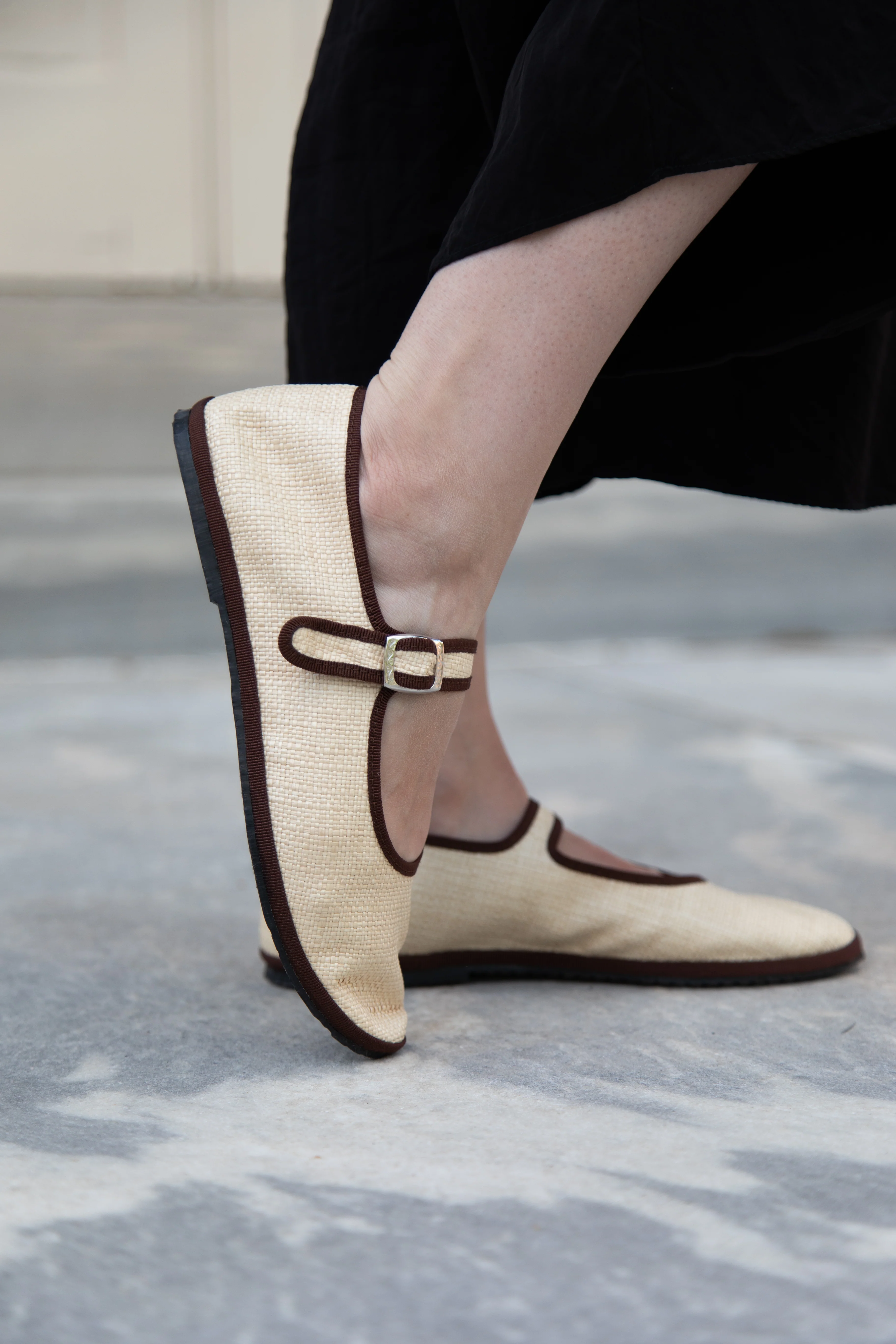 Drogheria Crivellini | Mary Janes in Ecru Raffia - Image 3