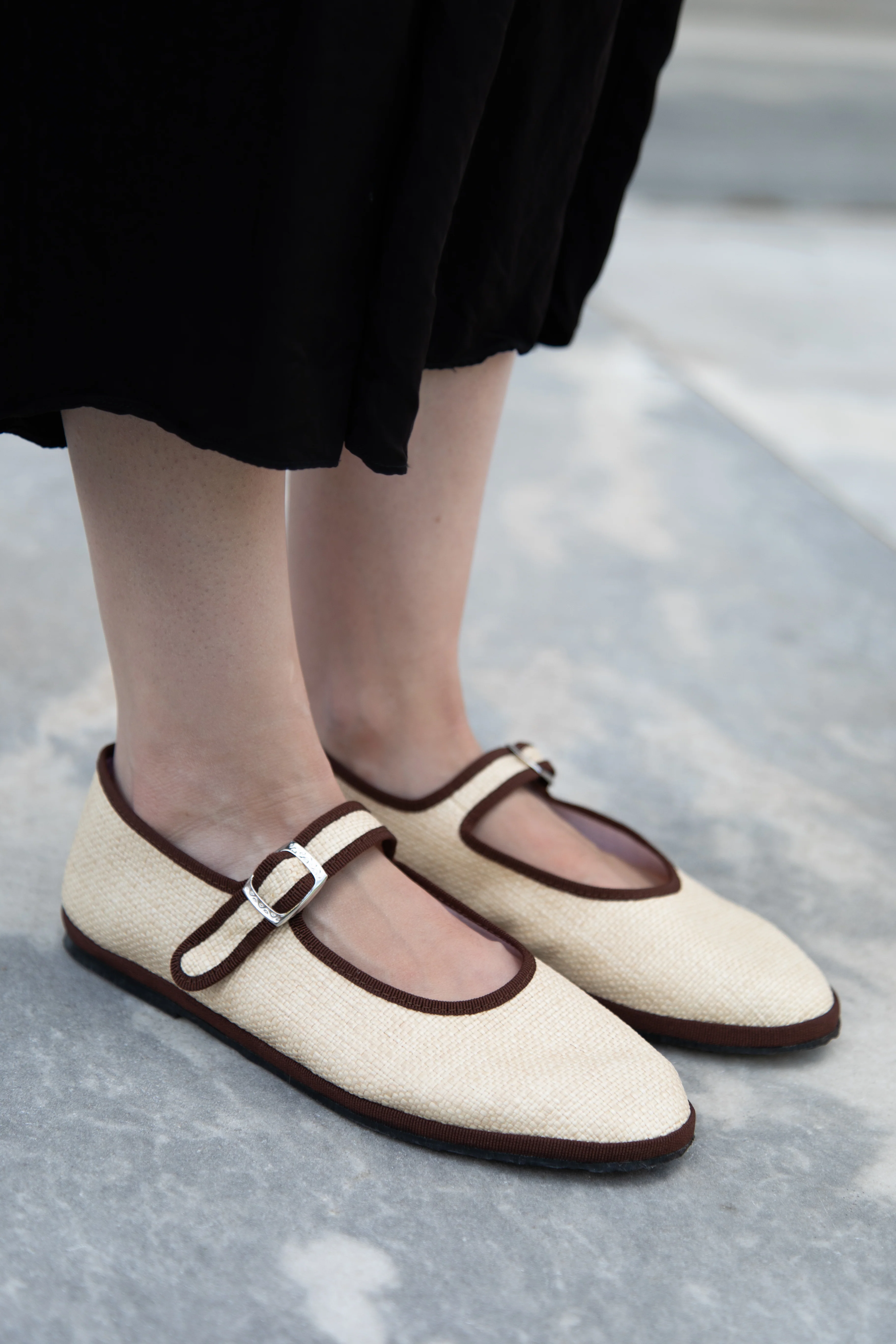 Drogheria Crivellini | Mary Janes in Ecru Raffia - Image 4