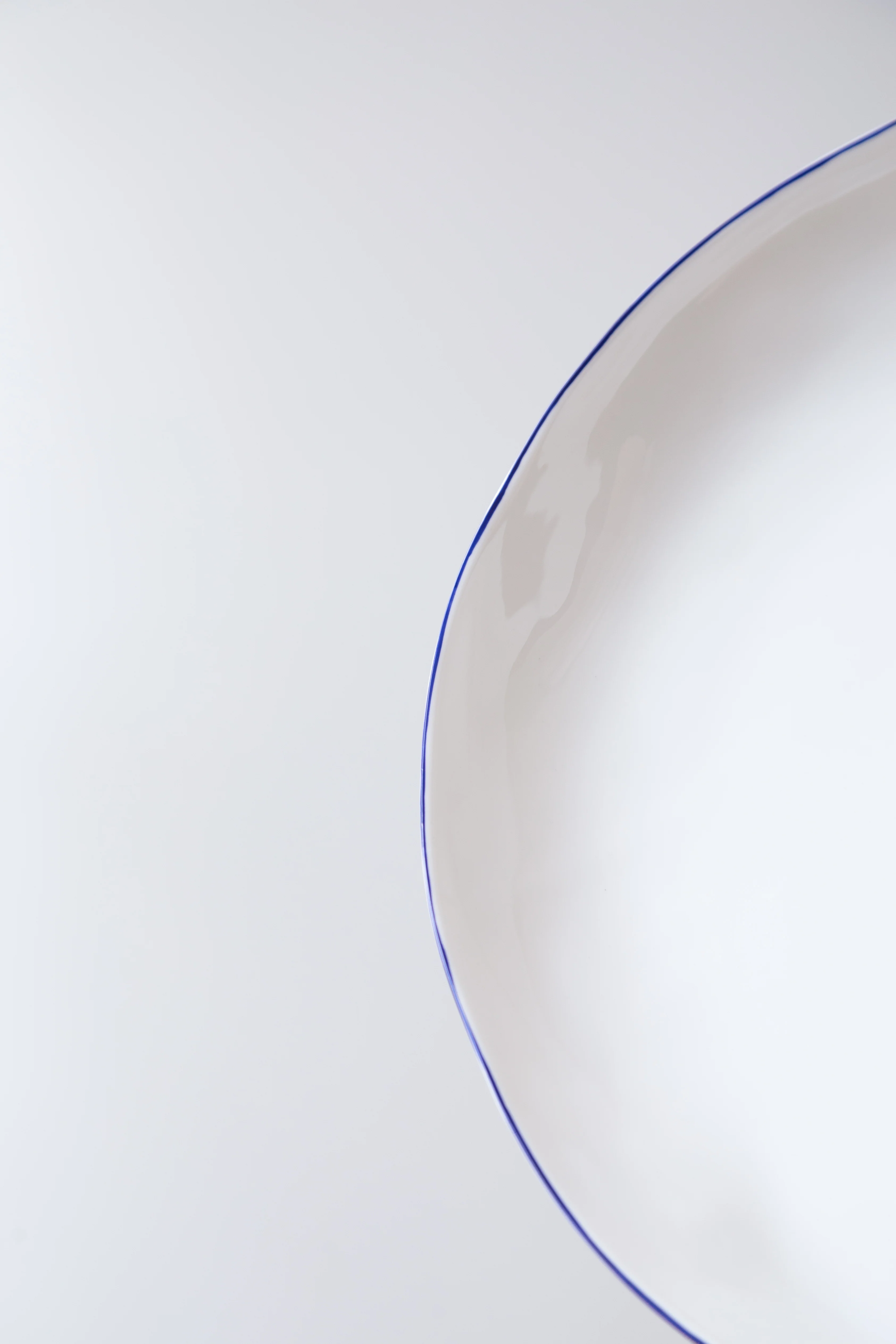 Feldspar | Serving Platter in White & Cobalt - Image 3