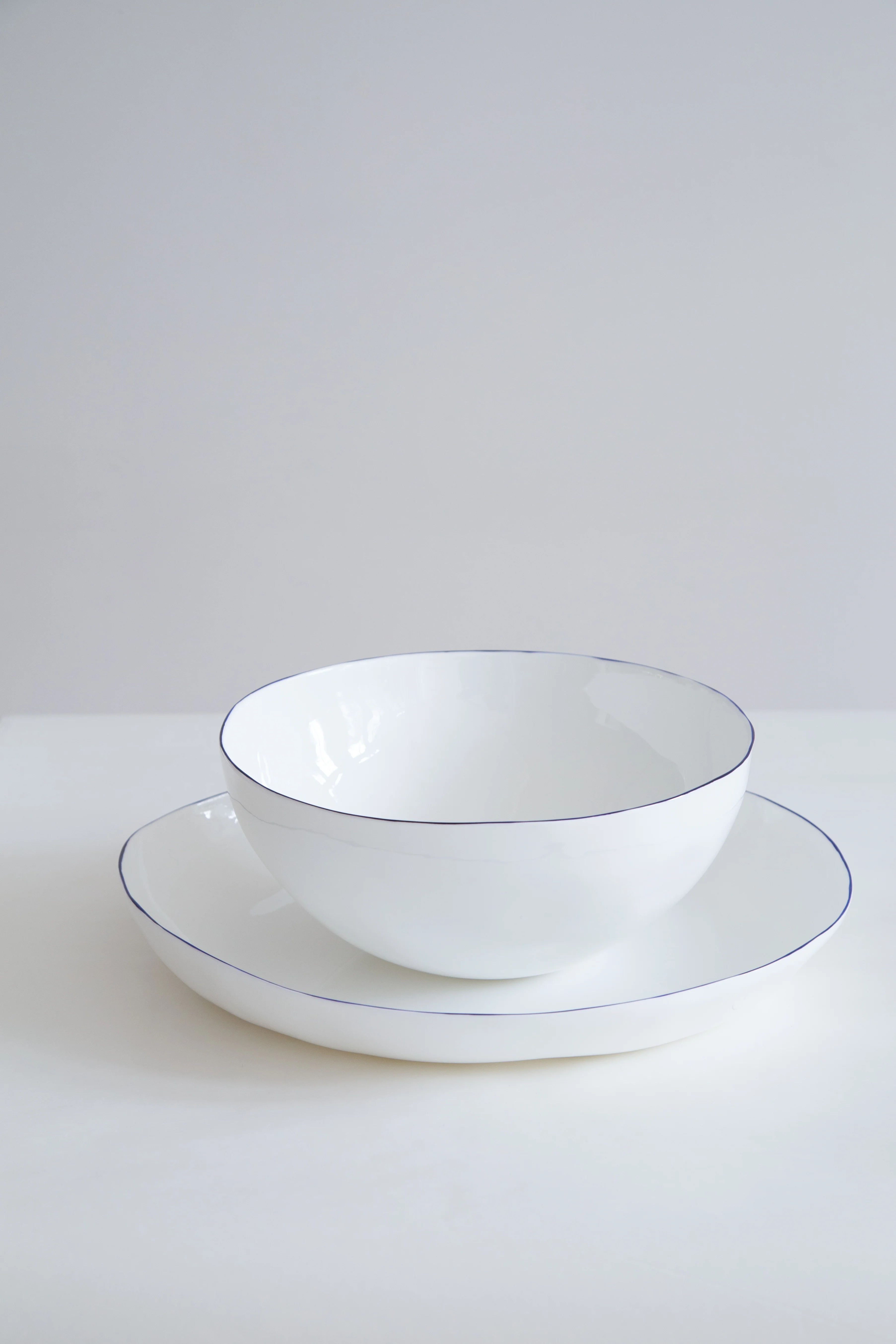 Feldspar | Serving Platter in White & Cobalt - Image 4