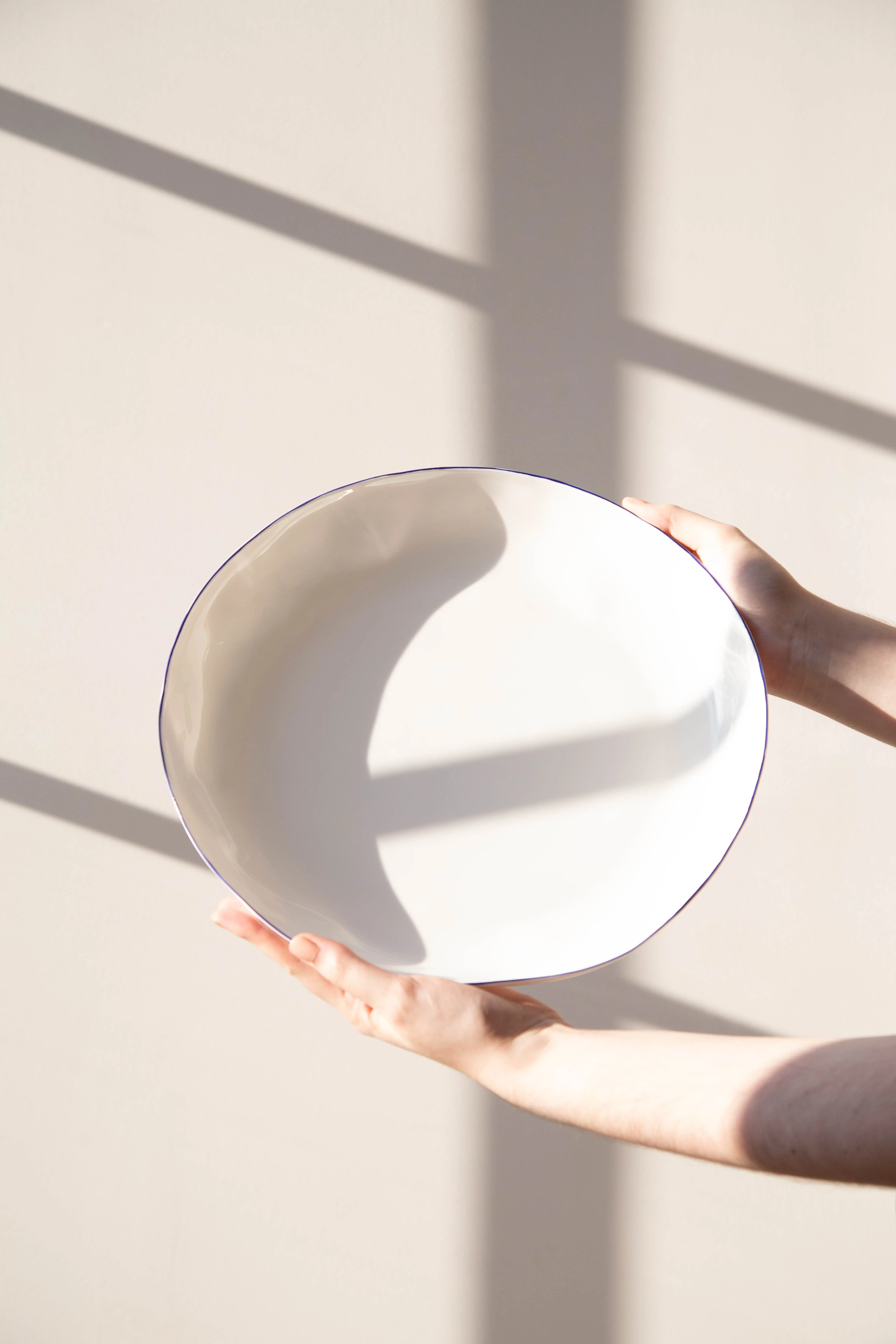 Feldspar | Serving Platter in White & Cobalt - Image 7