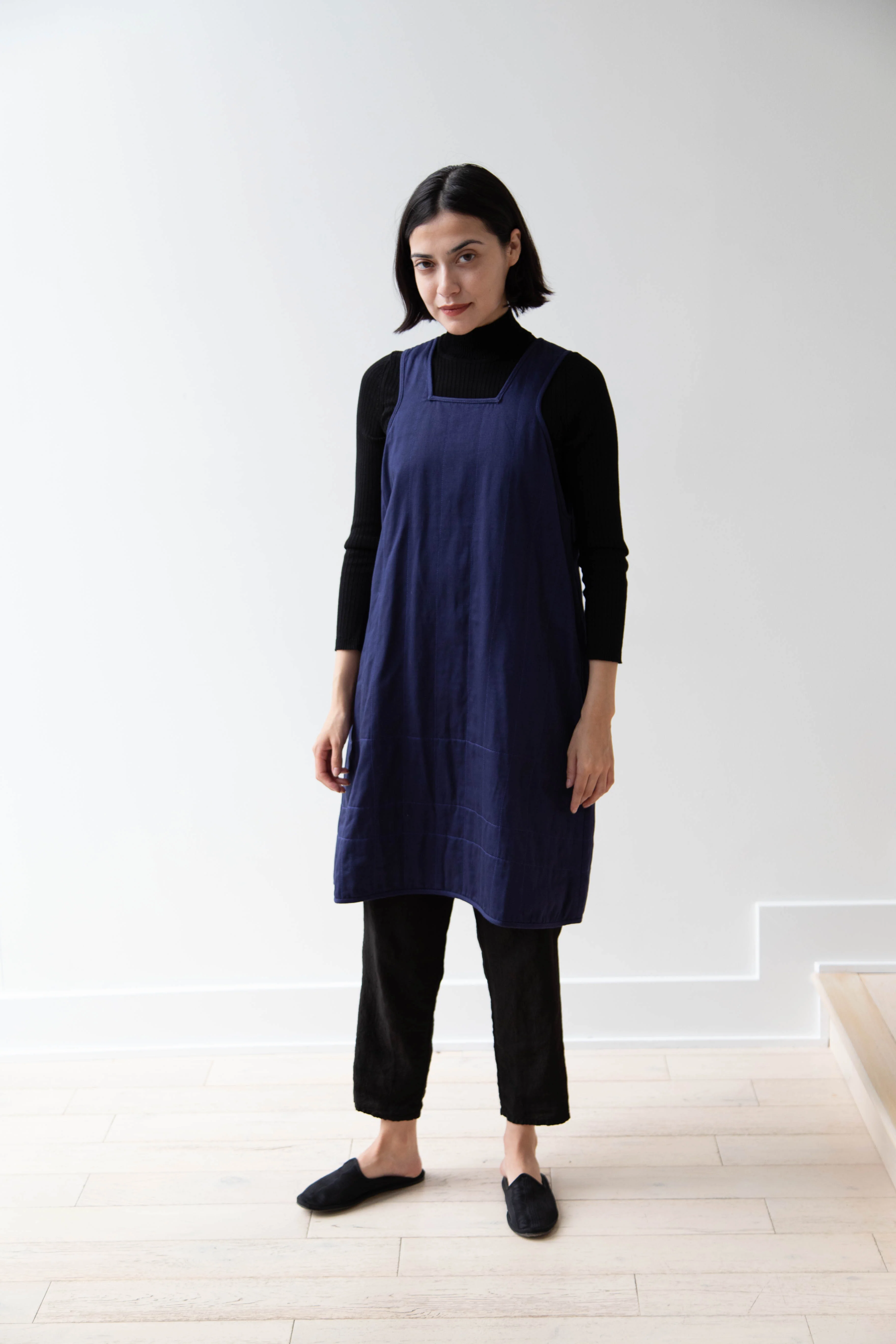 Khadi & Co. | Turmeric Dress in Indigo - Image 5