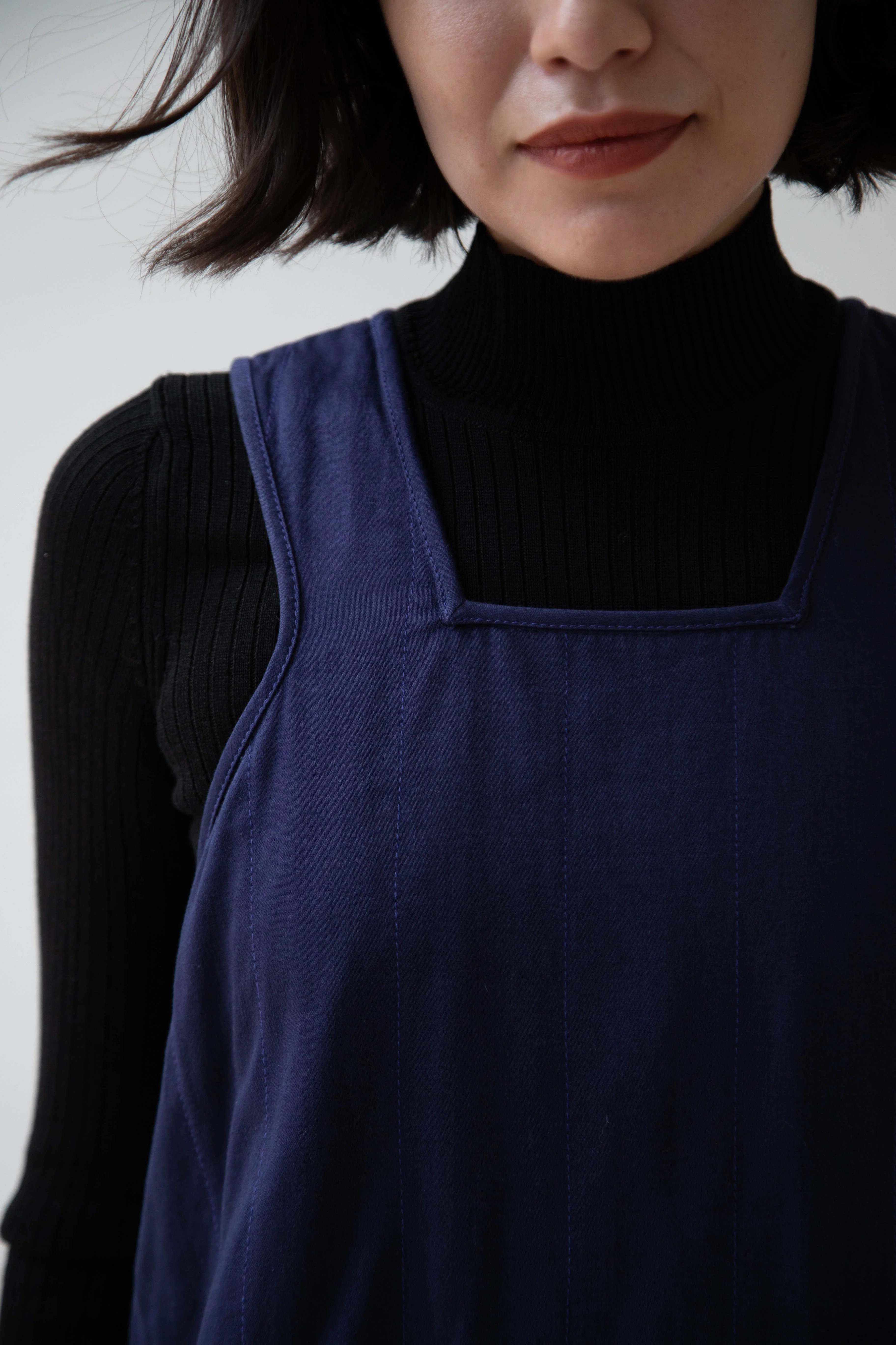 Khadi & Co. | Turmeric Dress in Indigo - Image 9