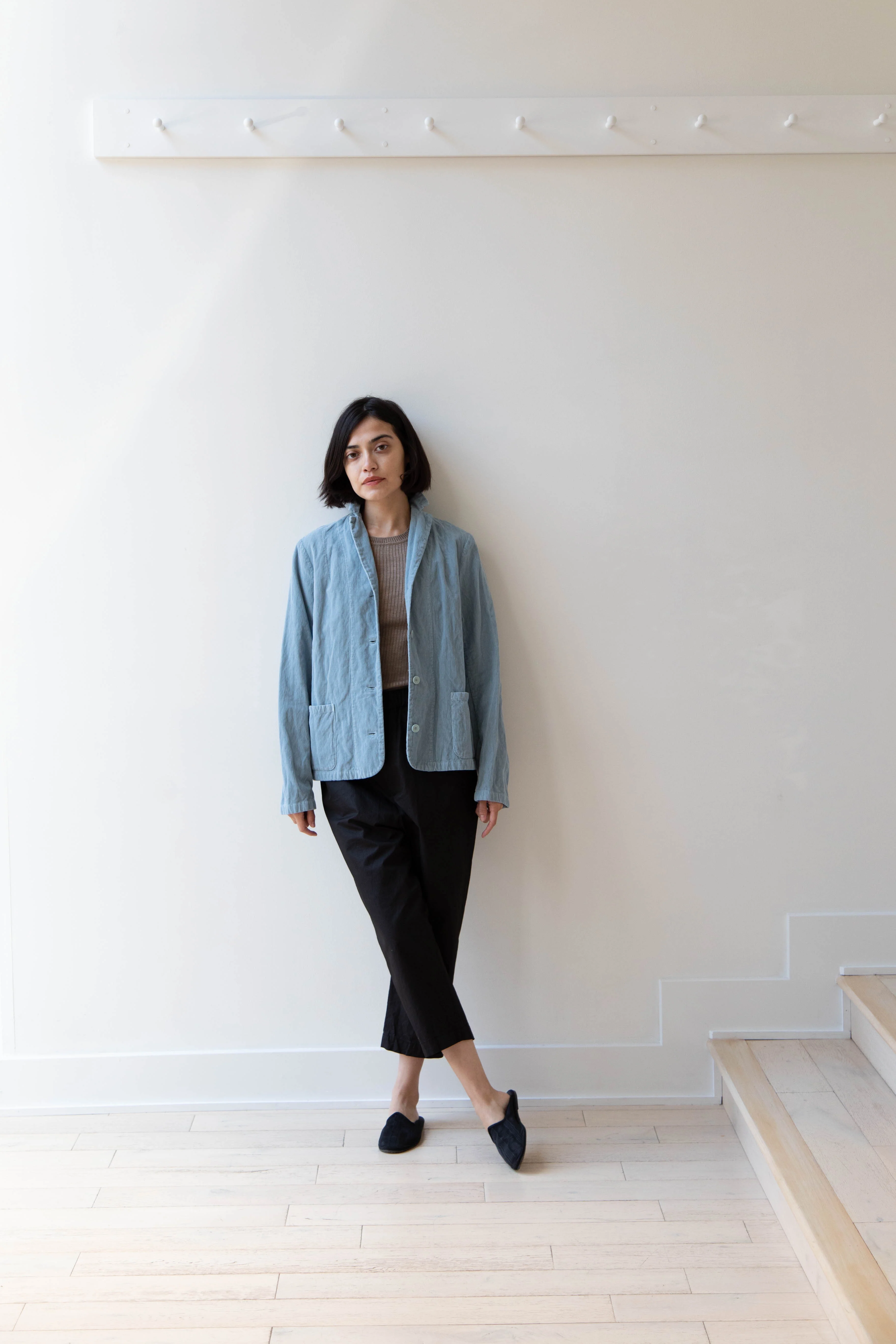 Manuelle Guibal | Fitted Jacket in Aqua - Image 17