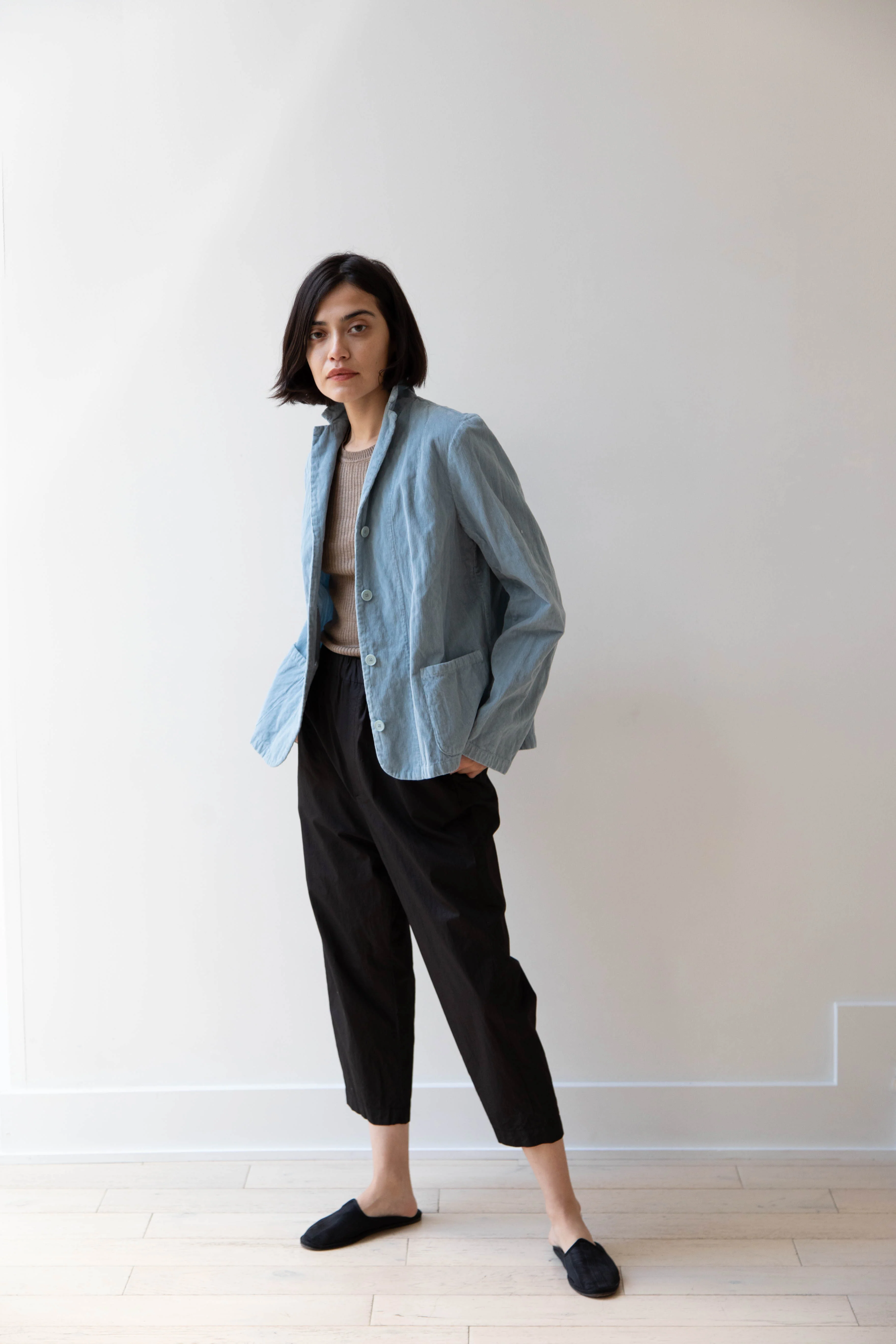Manuelle Guibal | Fitted Jacket in Aqua - Image 18