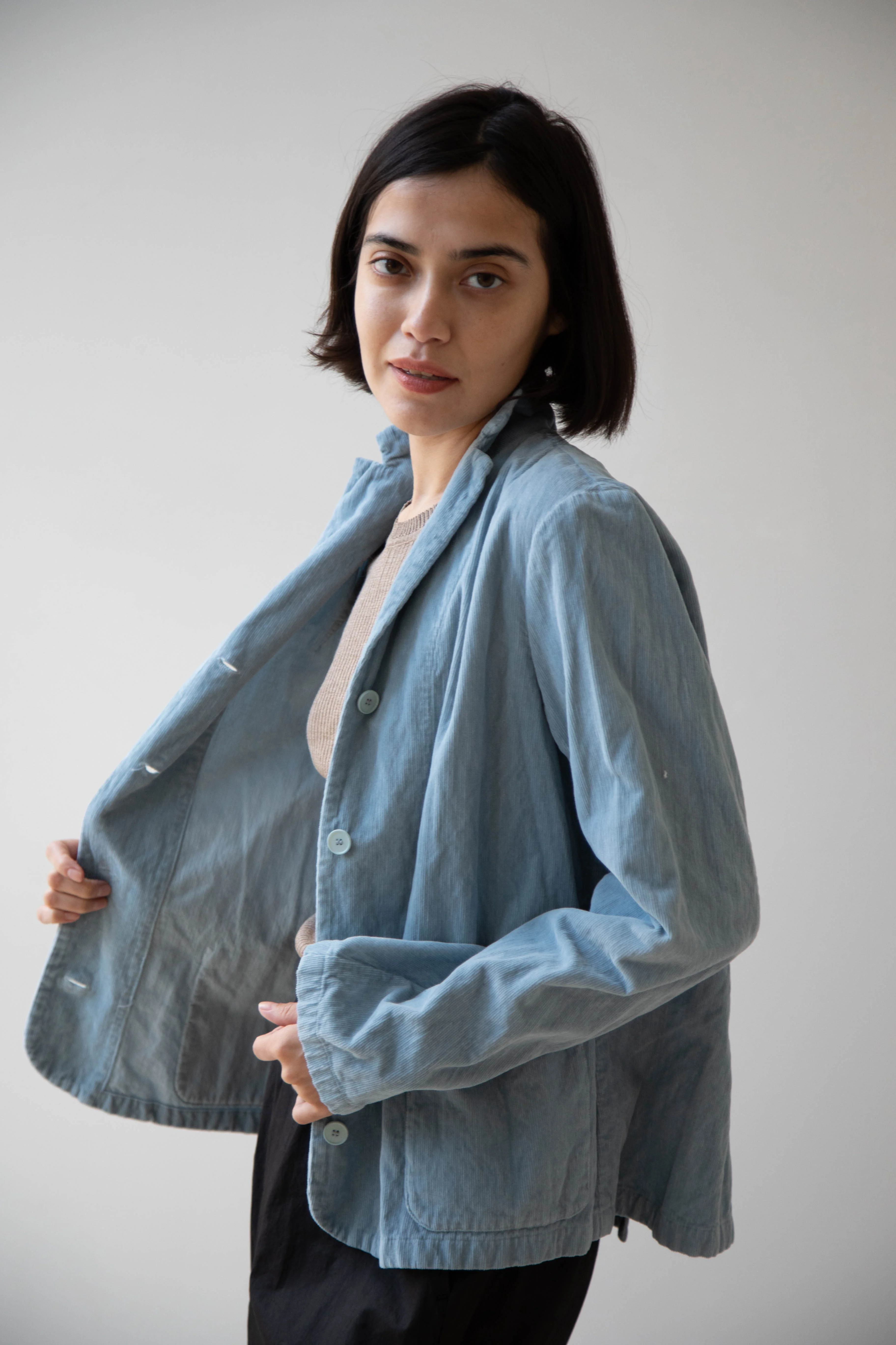 Manuelle Guibal | Fitted Jacket in Aqua - Image 20