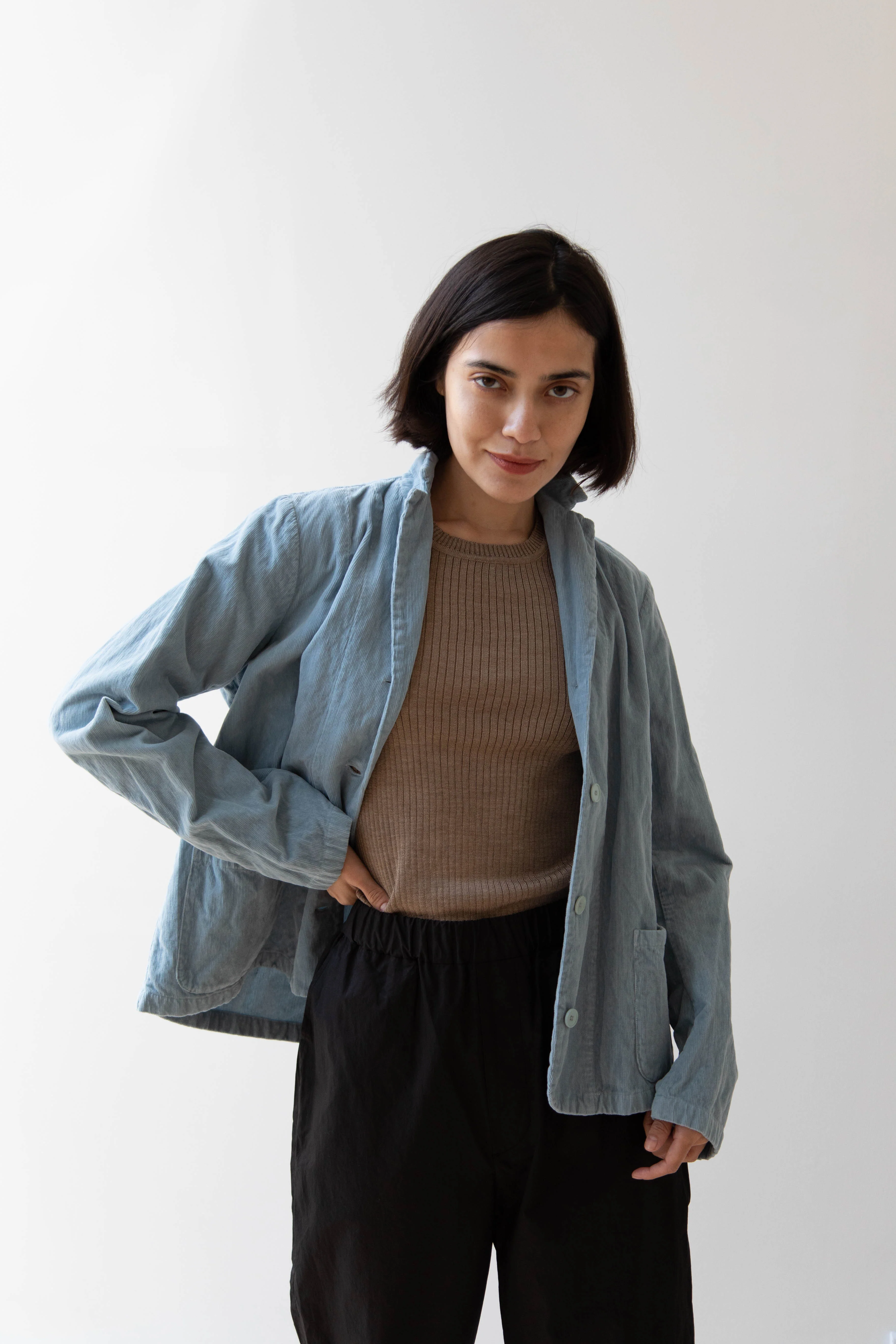Manuelle Guibal | Fitted Jacket in Aqua - Image 22