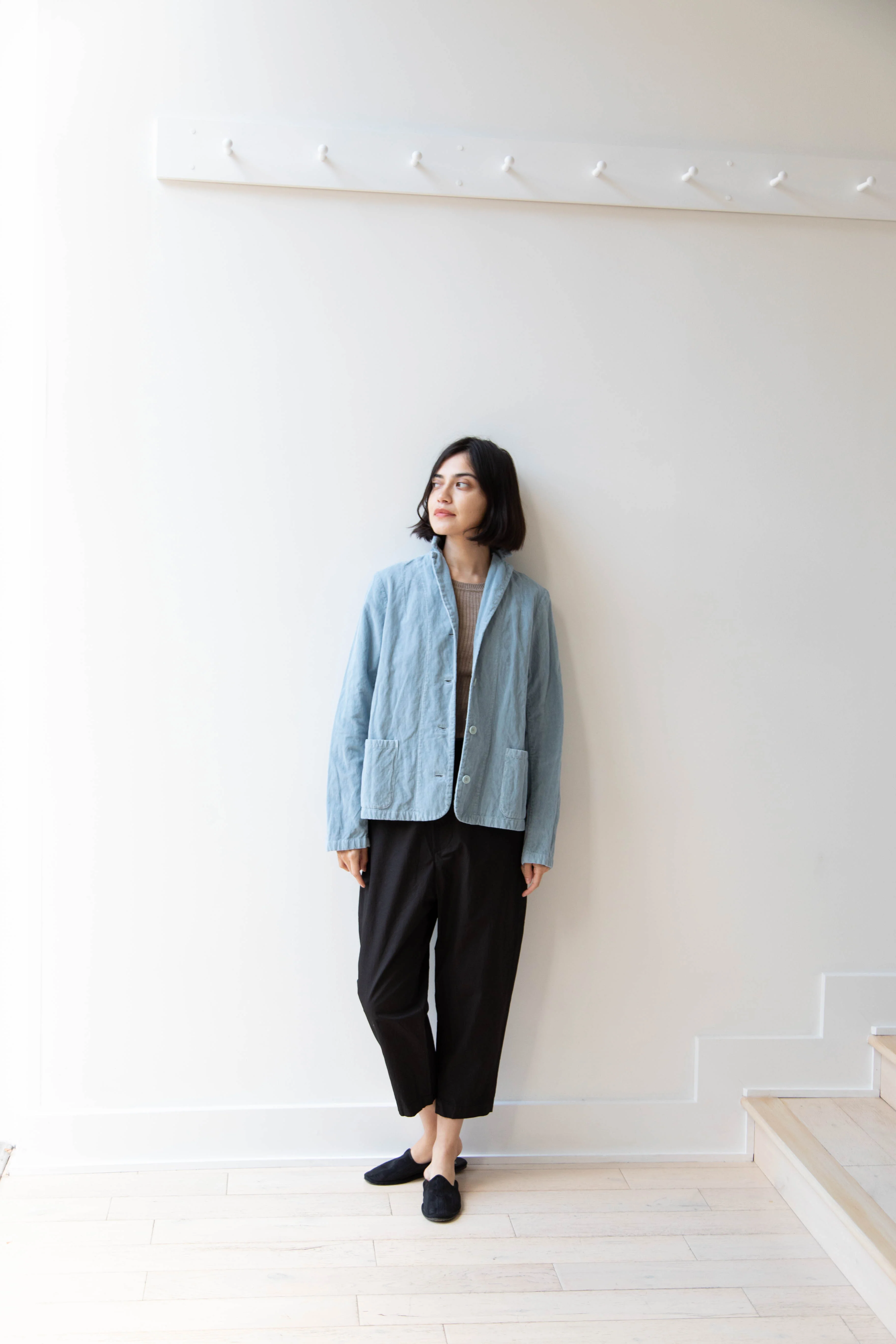 Manuelle Guibal | Fitted Jacket in Aqua - Image 5