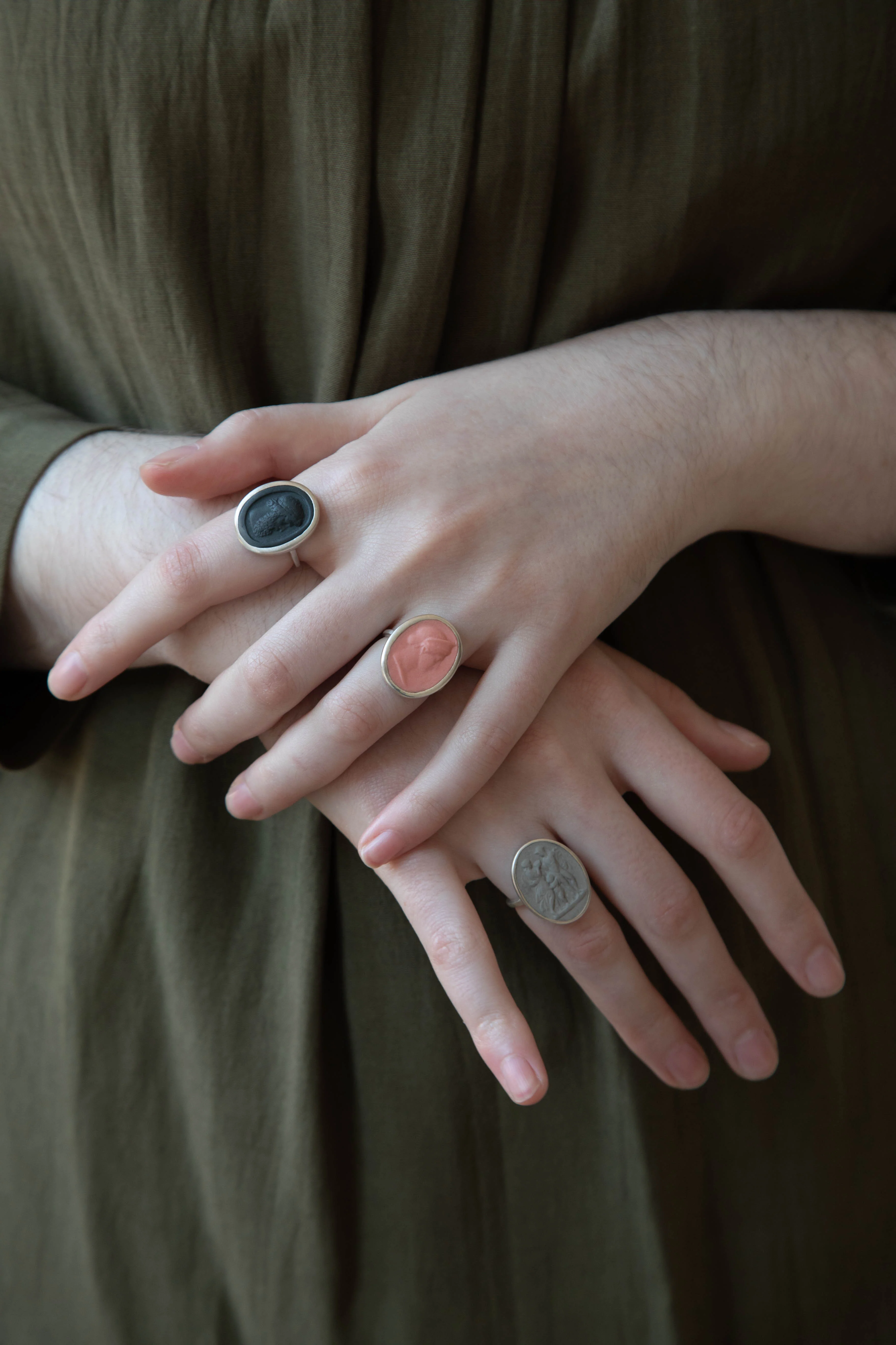 Marcie McGoldrick | Philosopher Ring in Onyx & Silver - Image 10