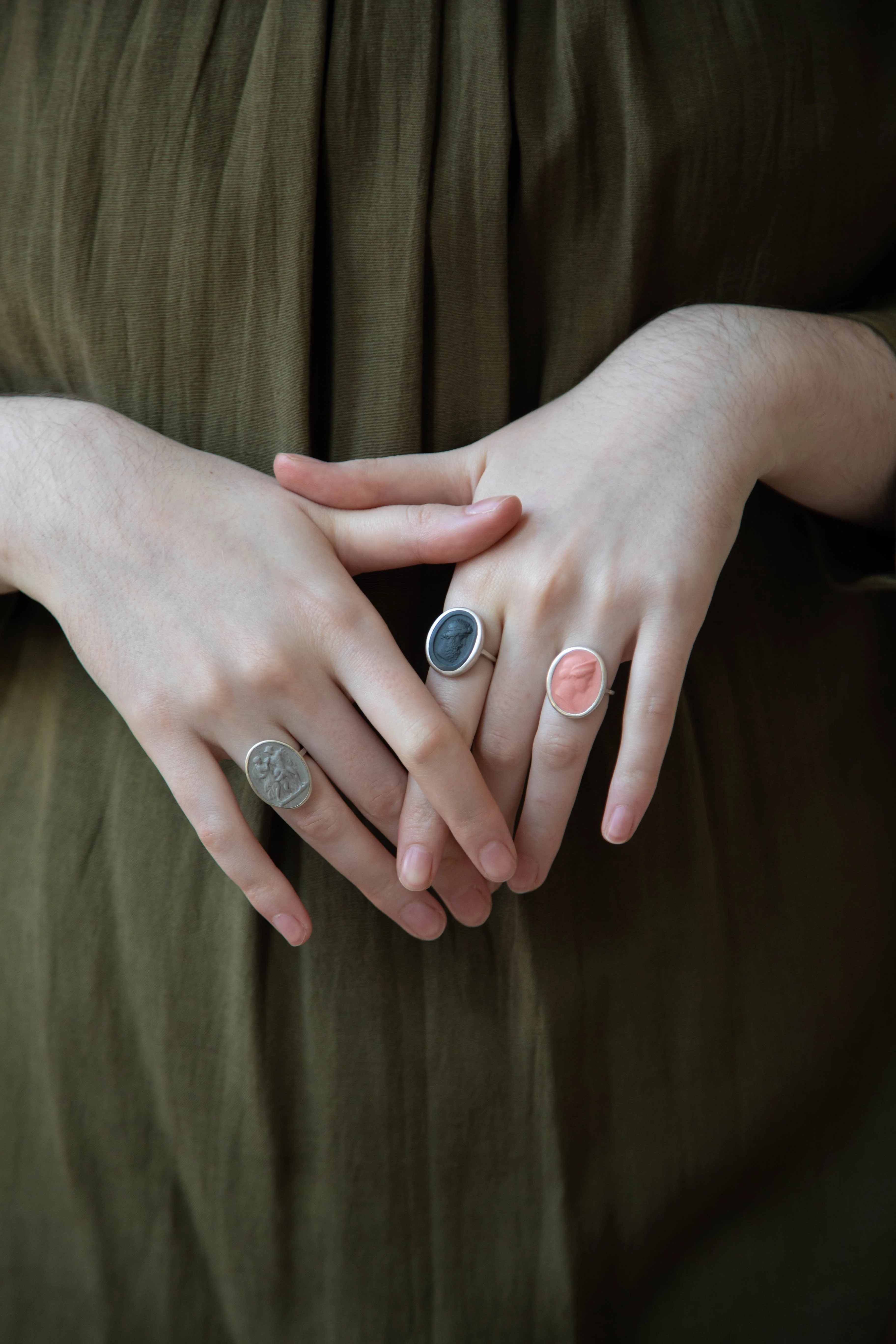 Marcie McGoldrick | Philosopher Ring in Onyx & Silver - Image 7