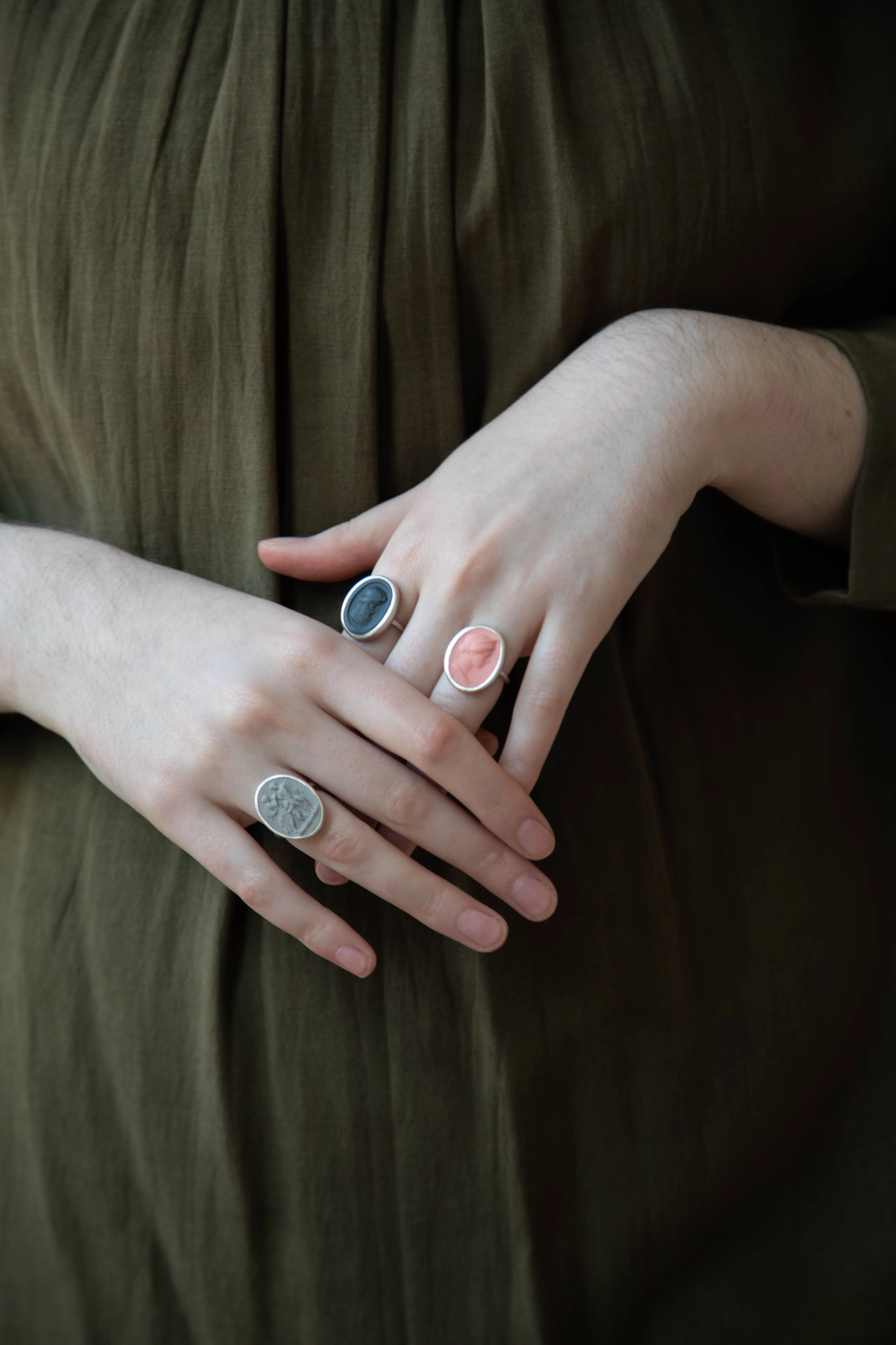 Marcie McGoldrick | Philosopher Ring in Onyx & Silver - Image 8