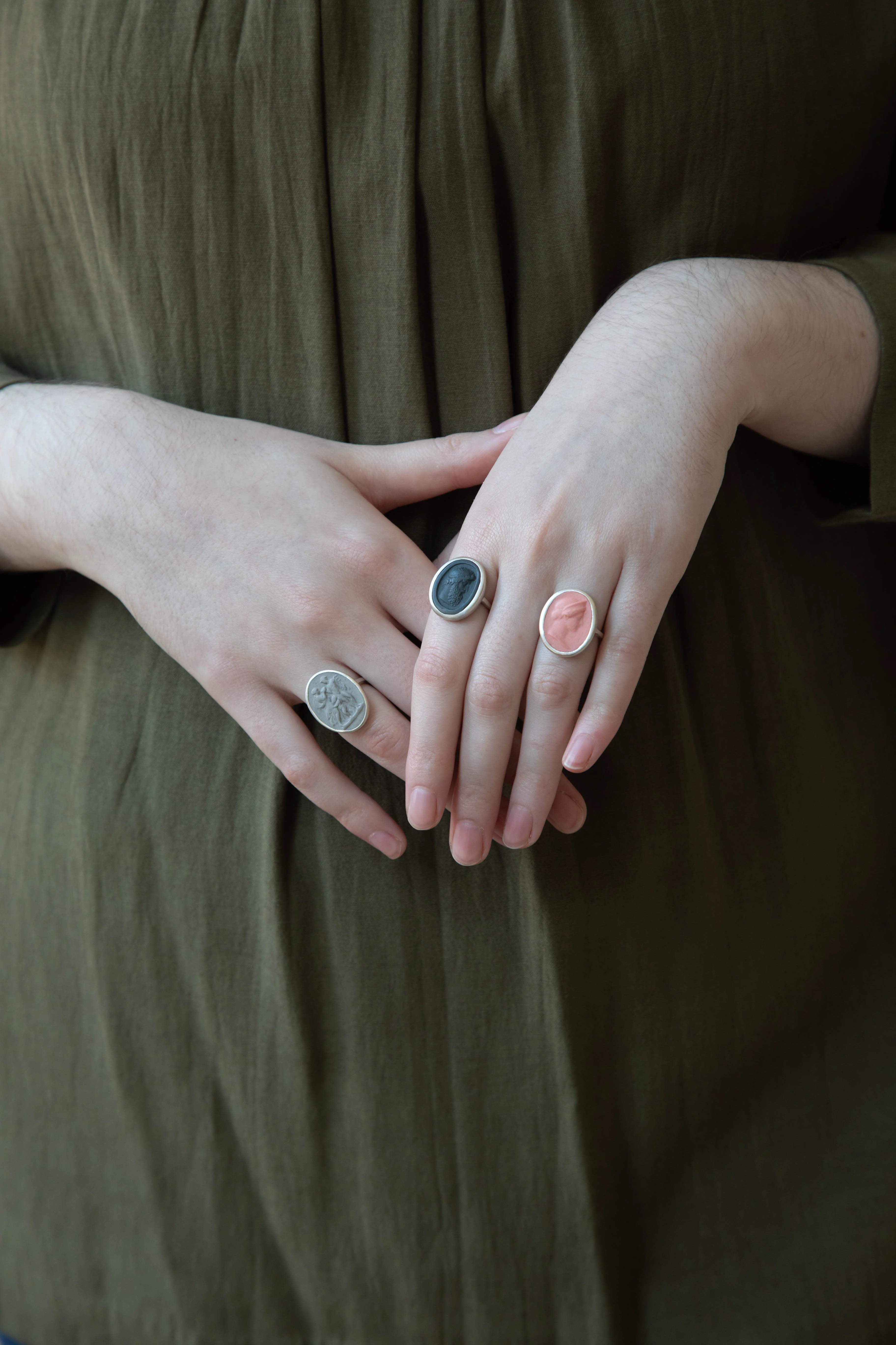 Marcie McGoldrick | Philosopher Ring in Onyx & Silver - Image 9