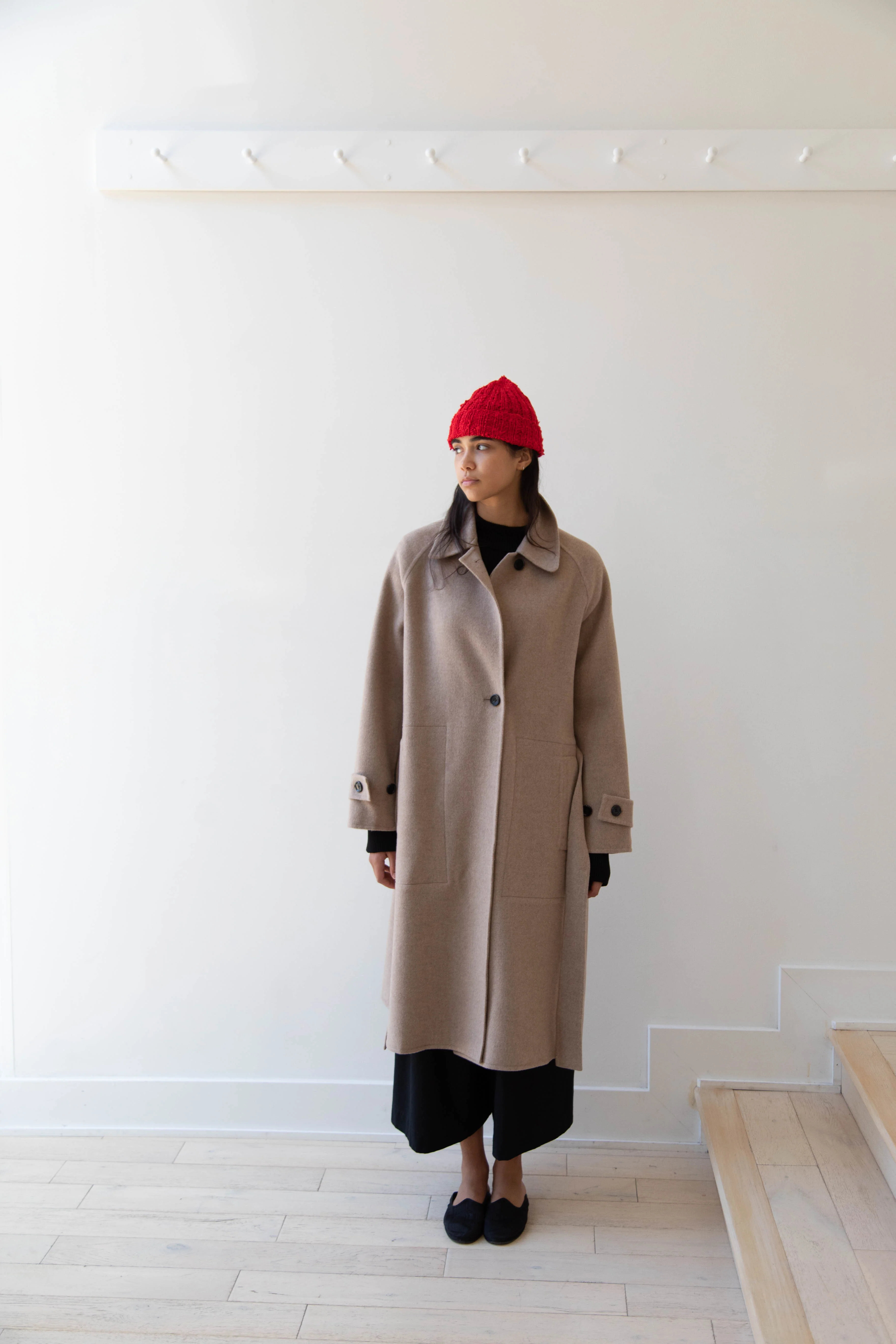 Nitto Gorro Hat in Red Silk - Image 10