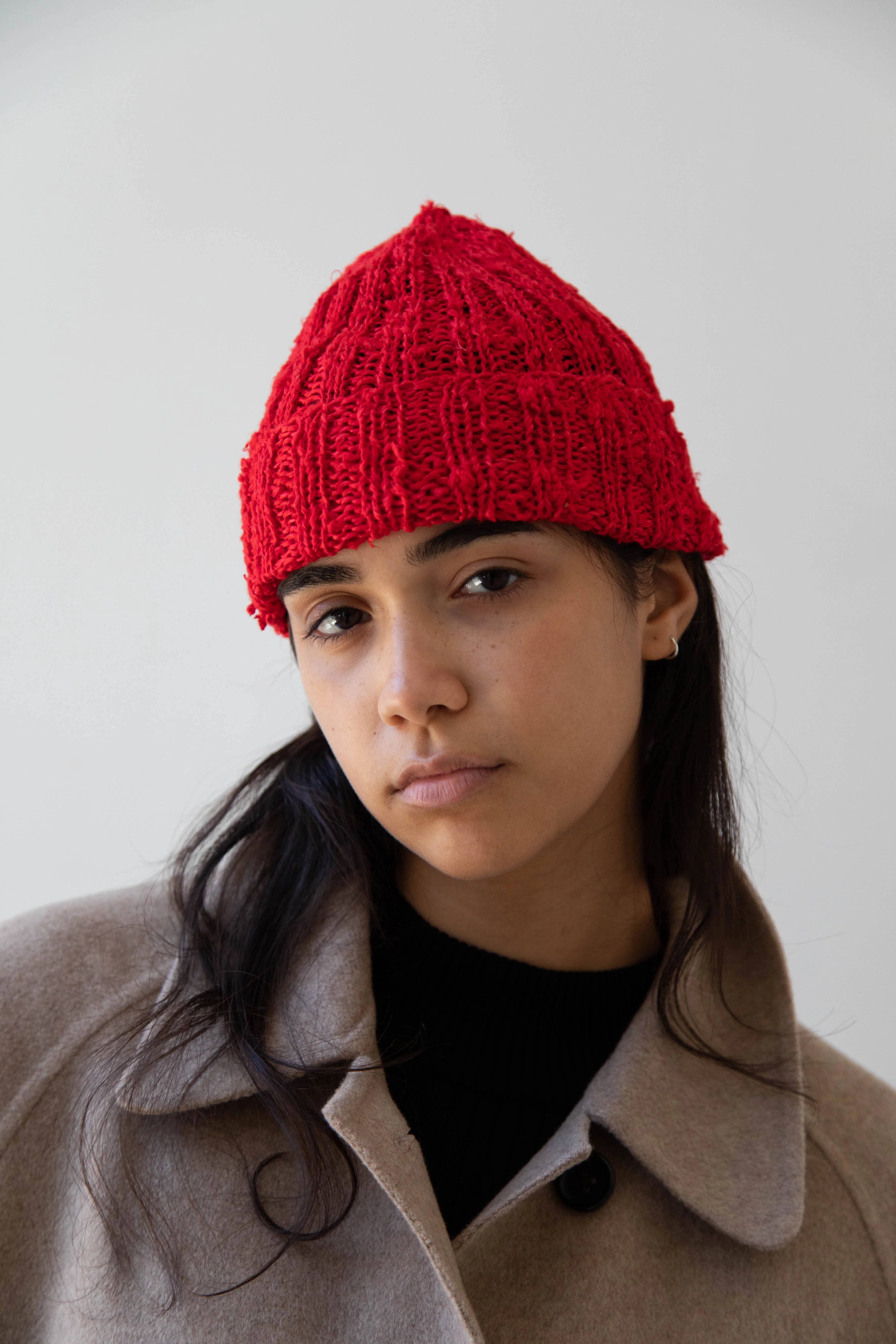 Nitto Gorro Hat in Red Silk - Image 11