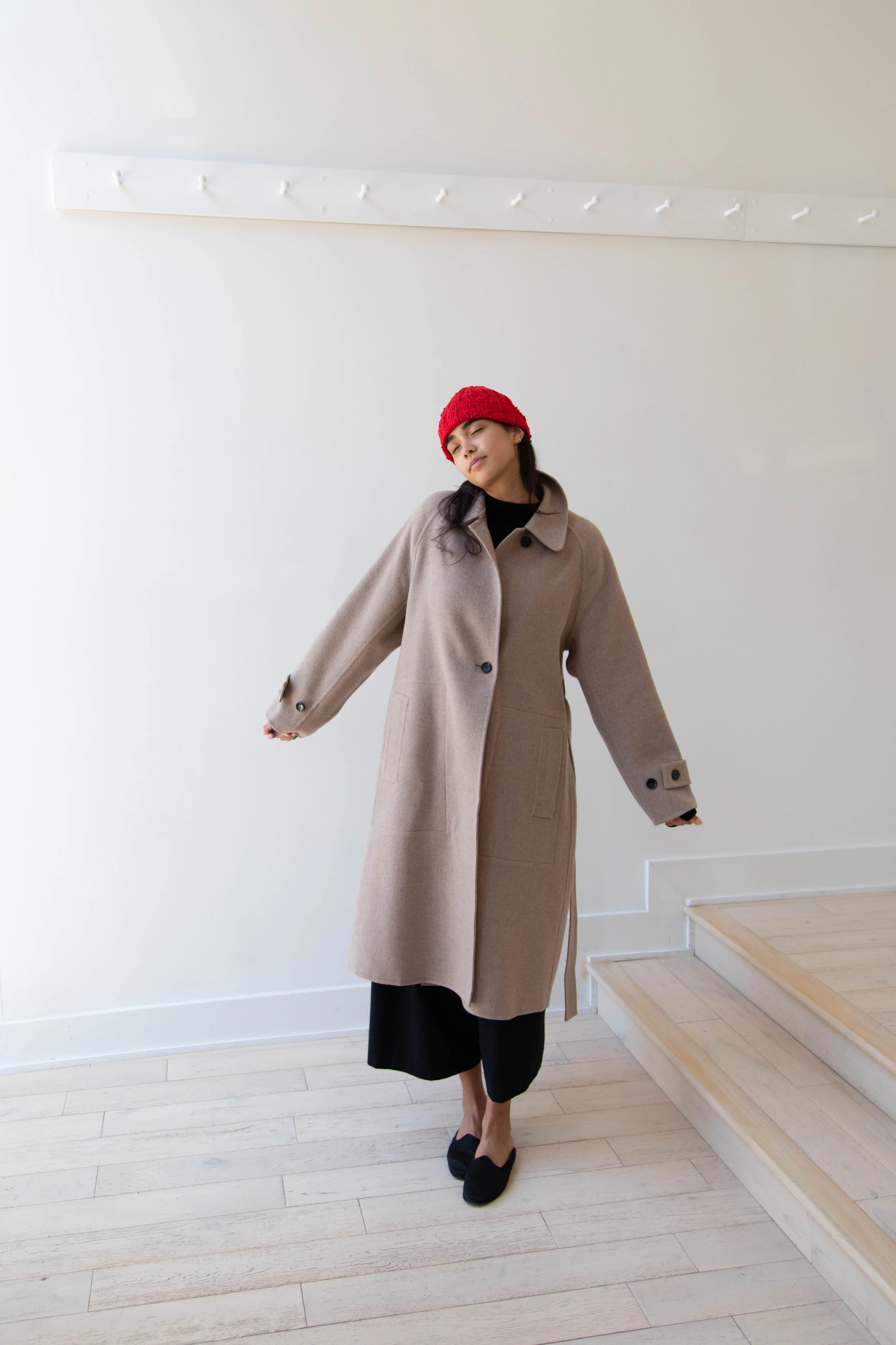 Nitto Gorro Hat in Red Silk - Image 16