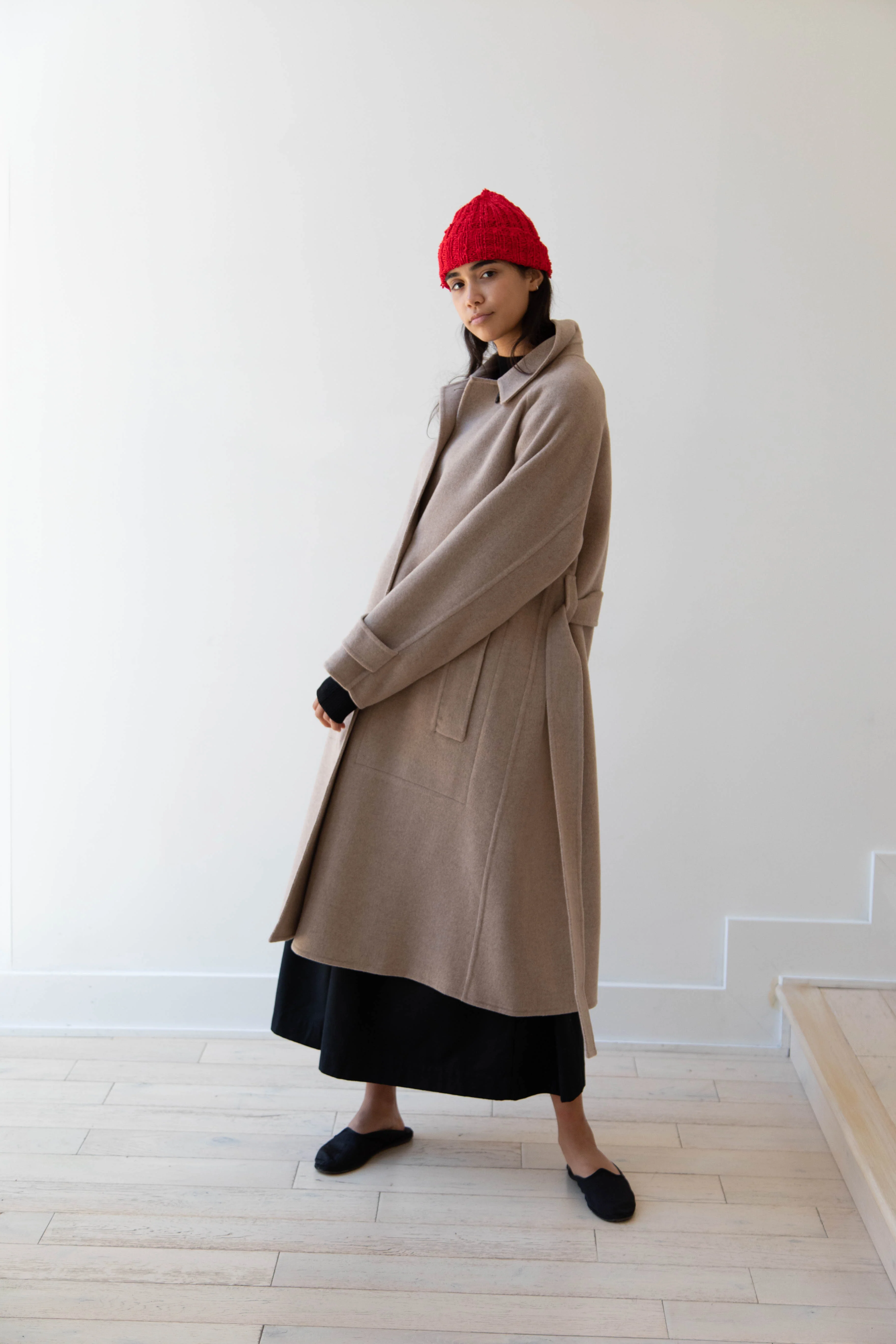 Nitto Gorro Hat in Red Silk - Image 18