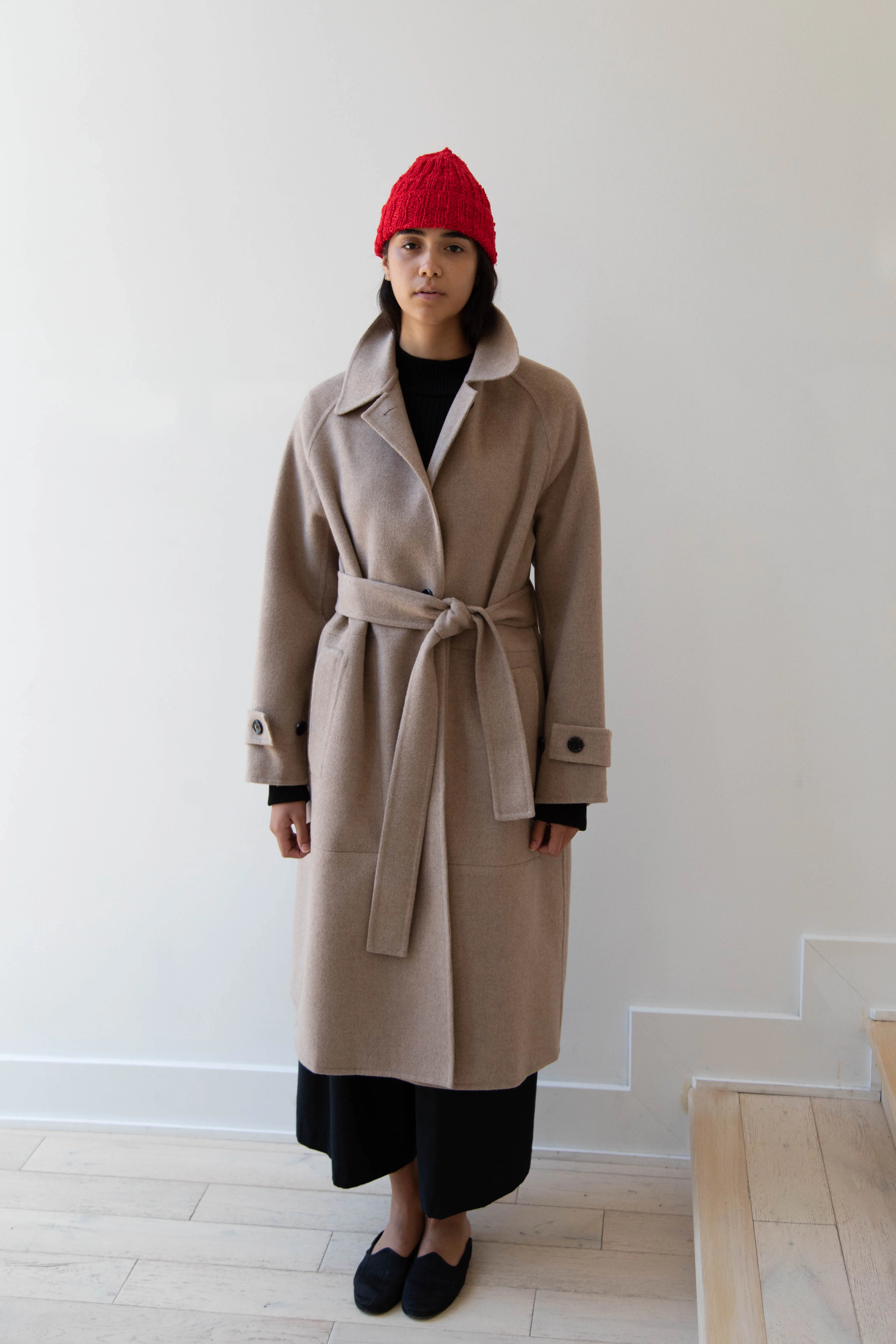 Nitto Gorro Hat in Red Silk - Image 4