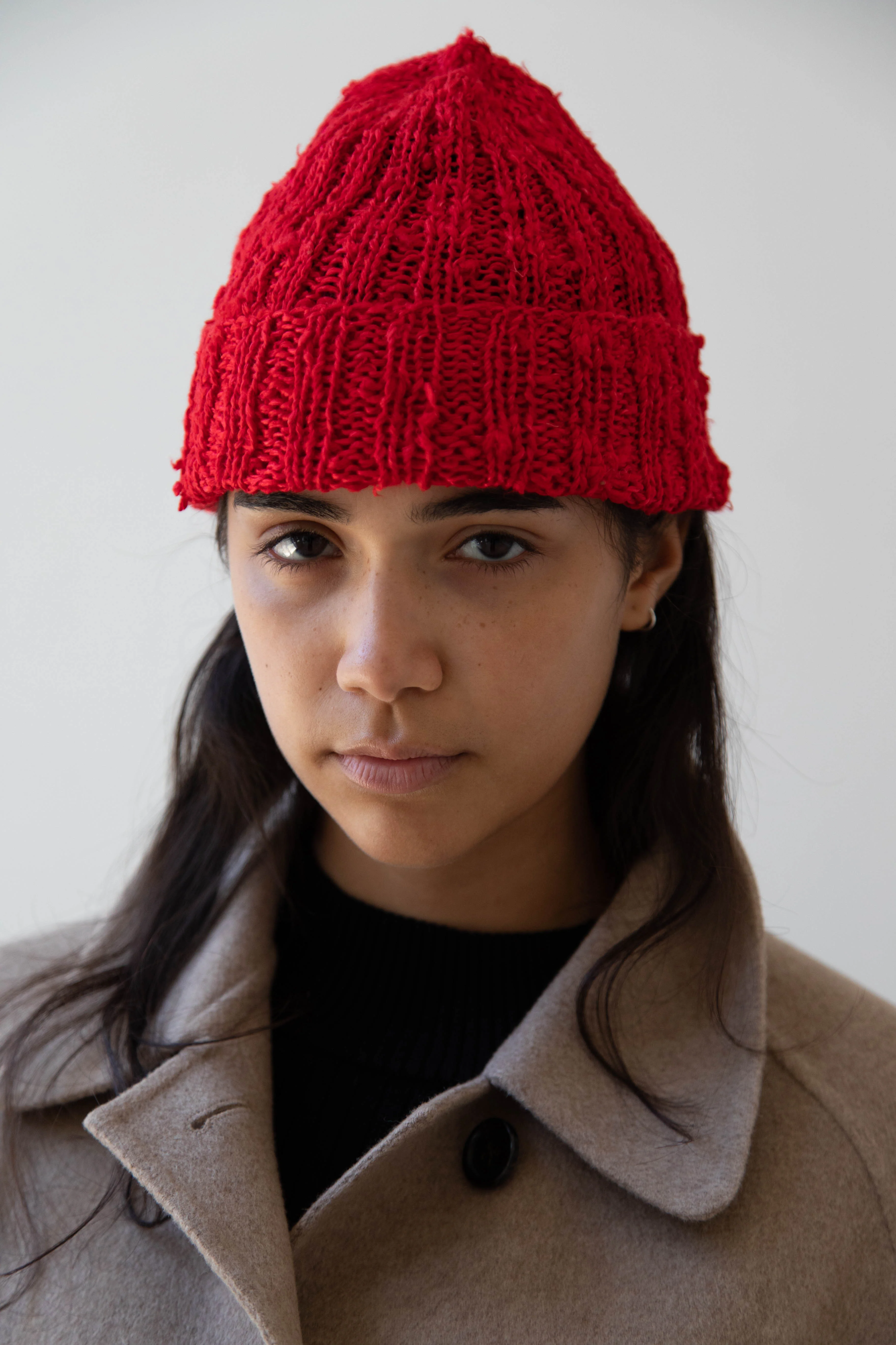 Nitto Gorro Hat in Red Silk - Image 7