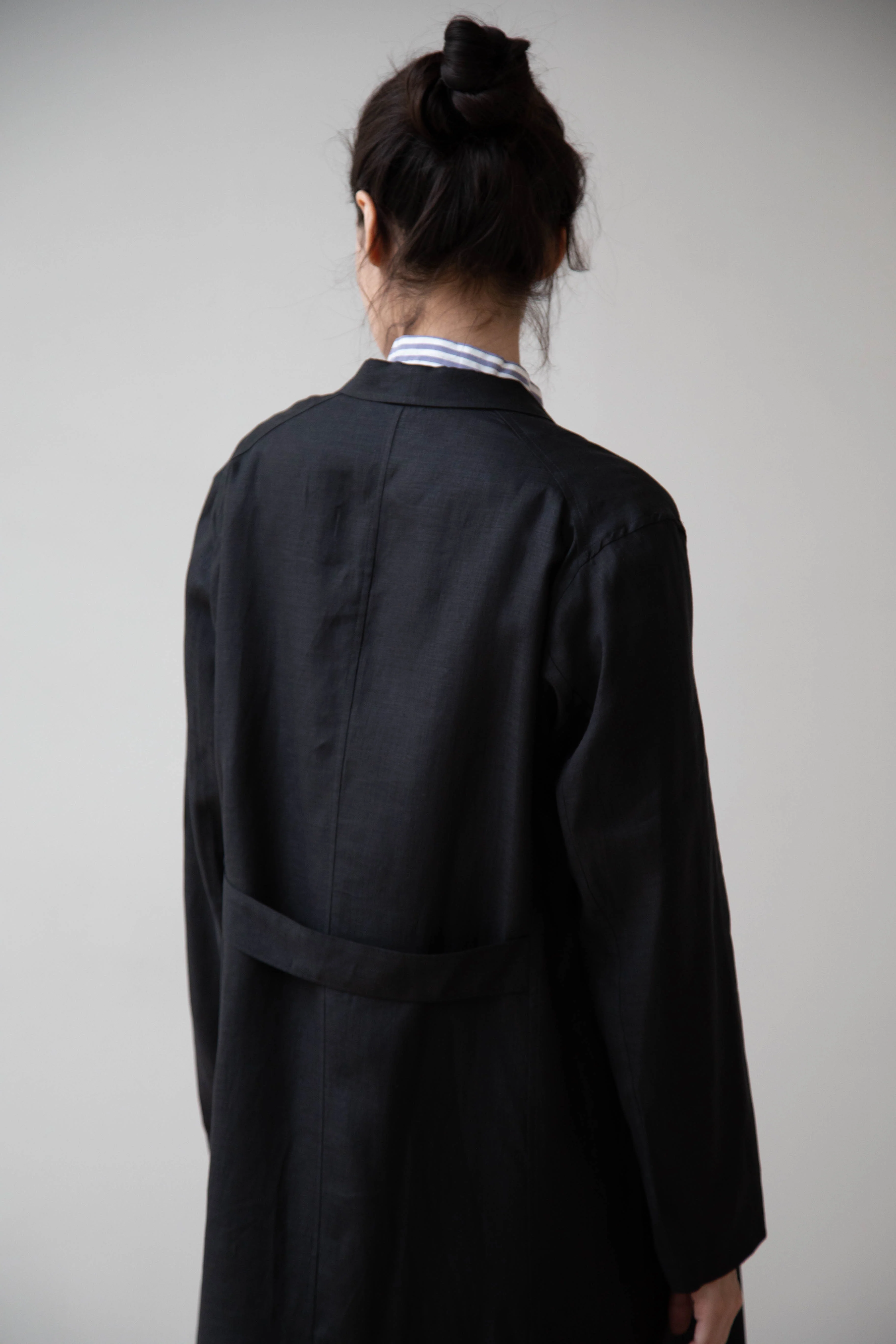 Old Man's Tailor | Embroidered Work Coat Black - Image 14