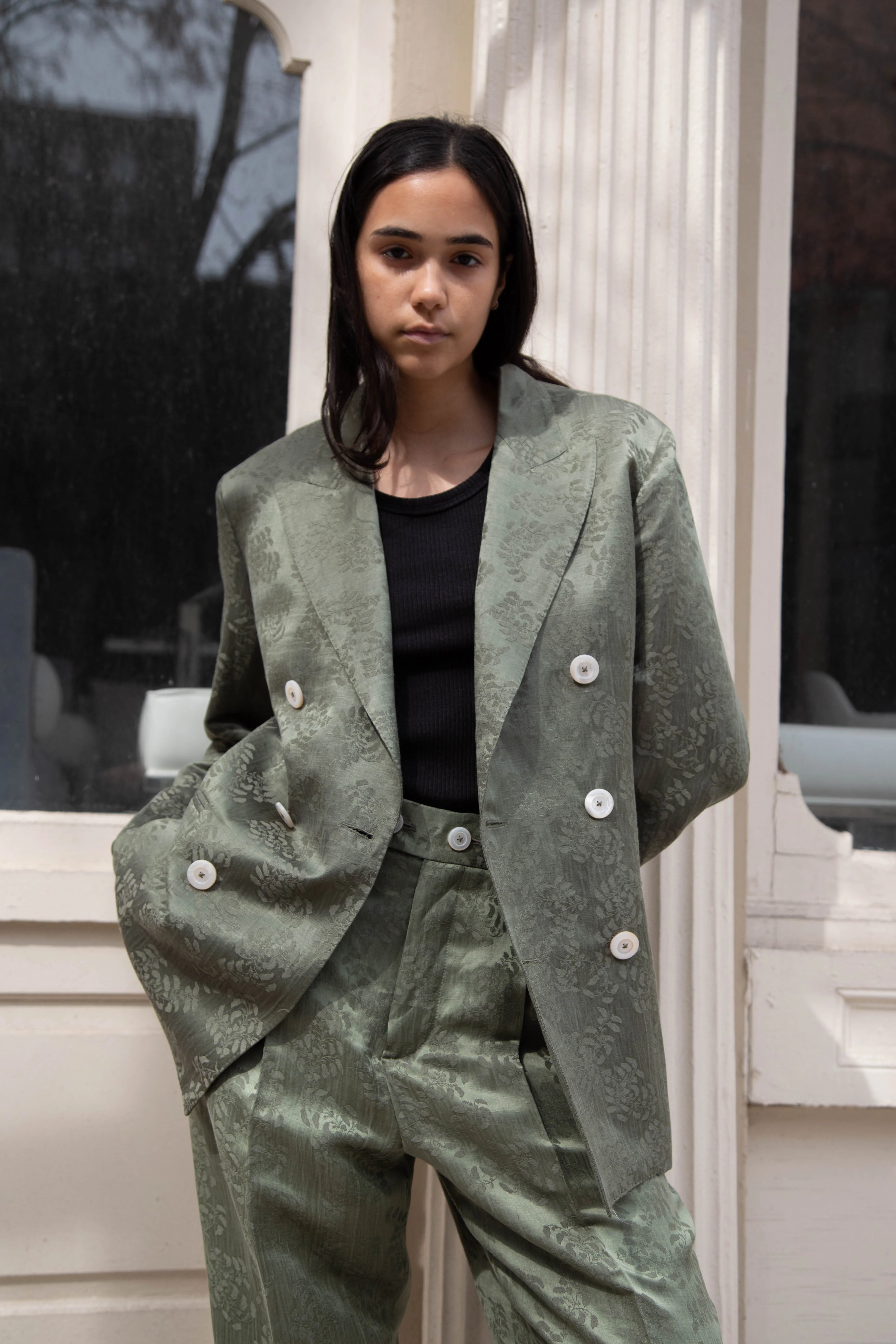 Zanini Double Breasted Blazer - Image 38