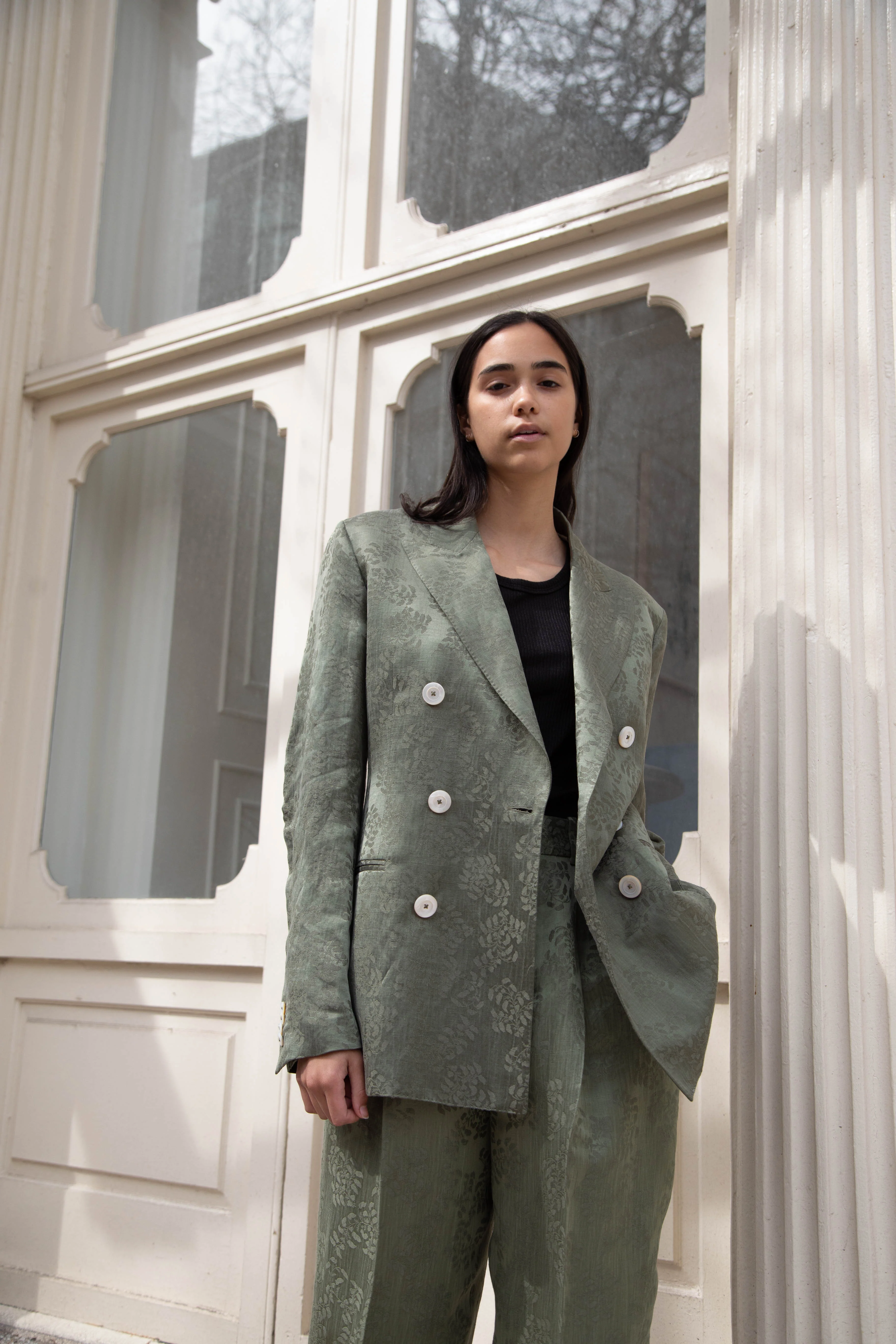 Zanini Double Breasted Blazer - Image 63