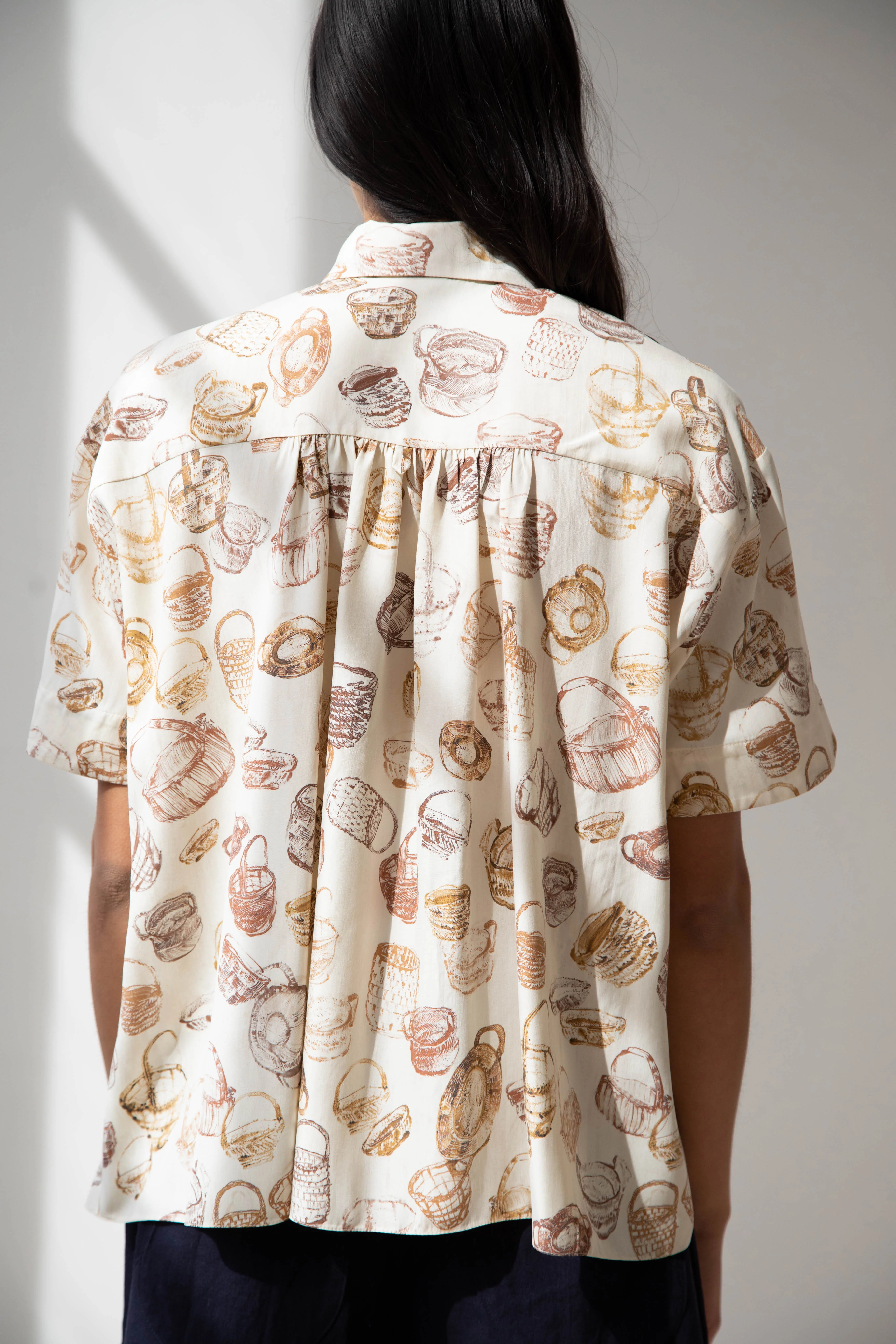 Zanini Silk Basket Top - Image 17